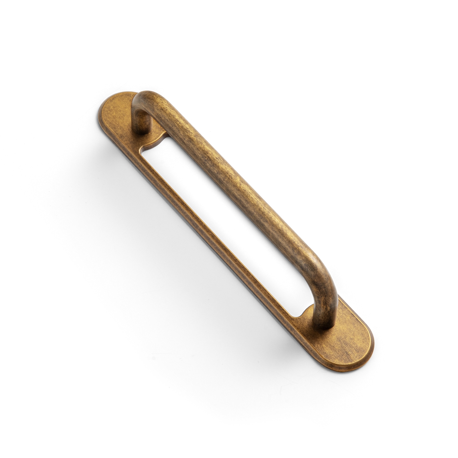 Miaokesen 2218GT-G021-128-2 5-1/16-in , 128mm Center to Center Antique Brass Cylindrical Handle Drawer Pull 2 -Pack