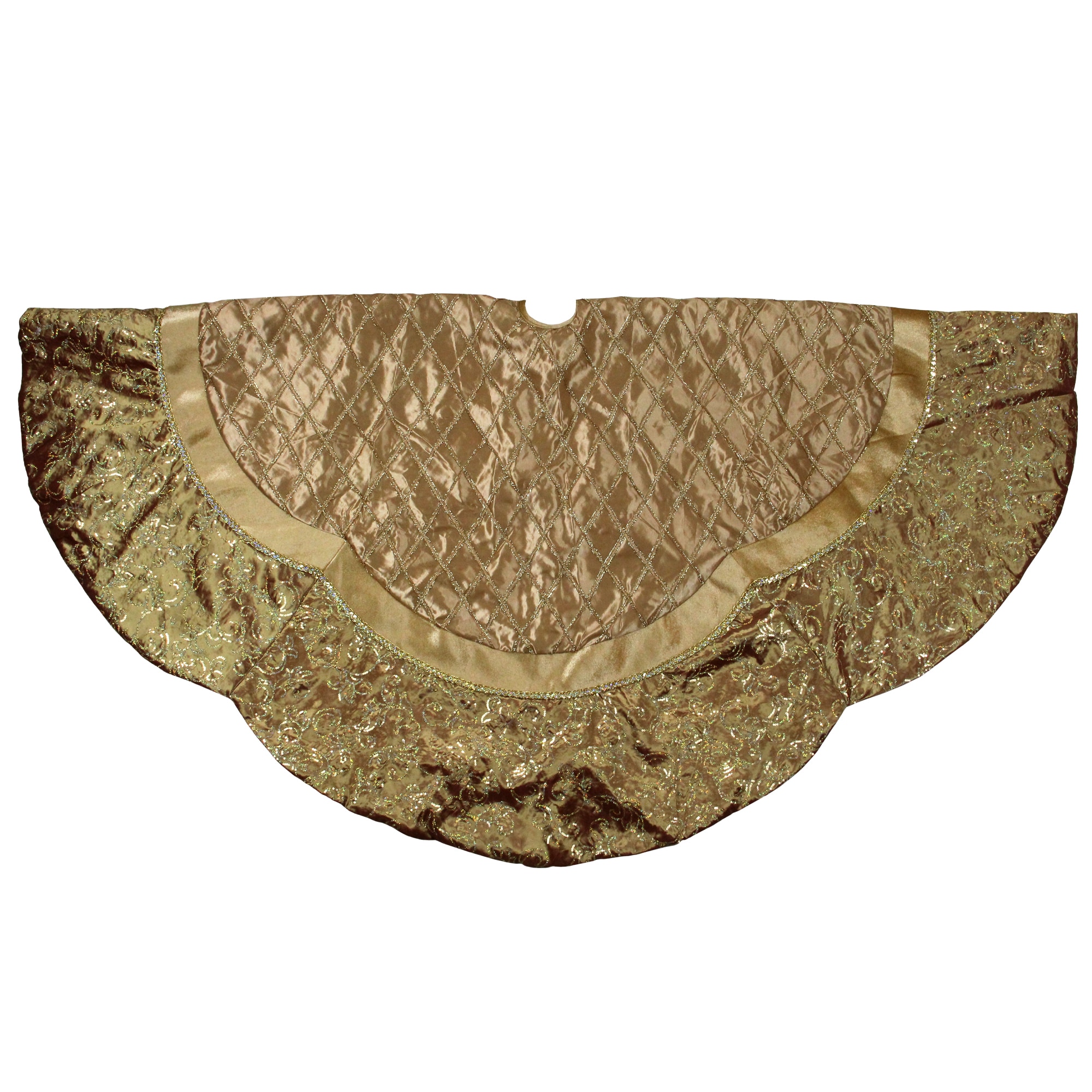 Northlight 33530815 72-in Gold Tree Skirt
