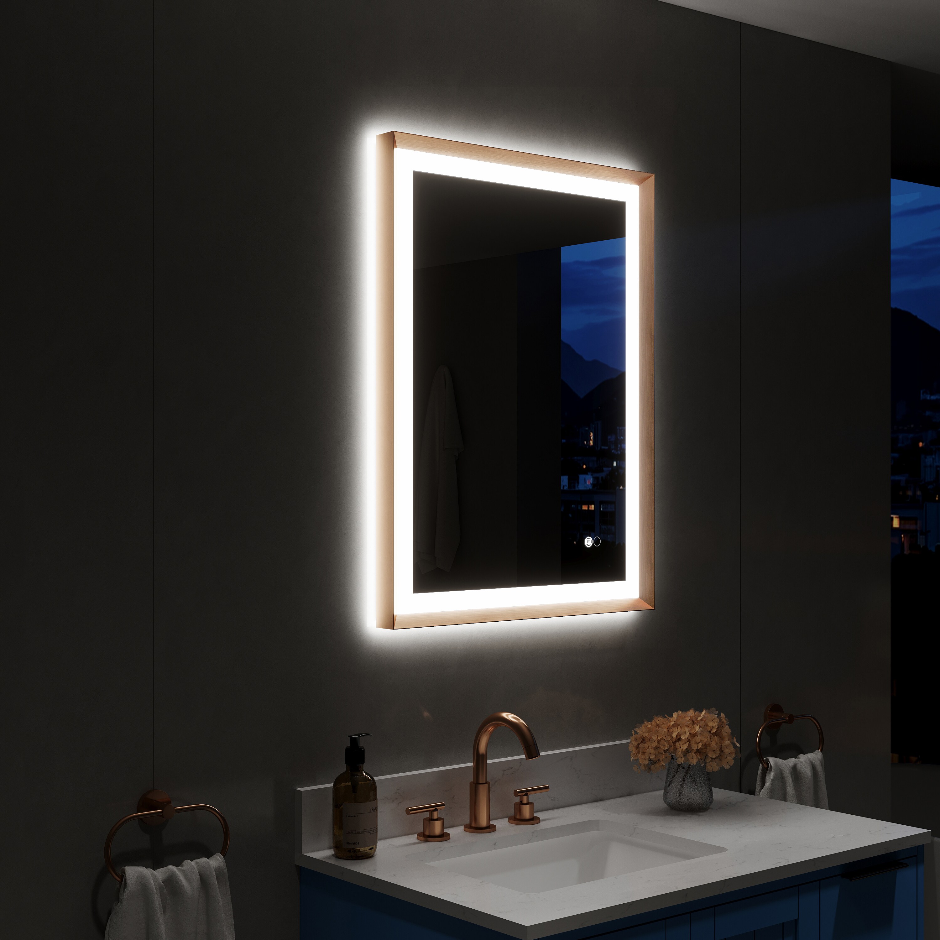 CALVON CLW62432BG Framed-Bath-Mirrors - View #15