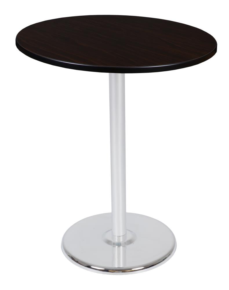 Regency TVCP36RNDMWCM Breakroom Brown 4-Person Training Table (36-in W x 42-in H)