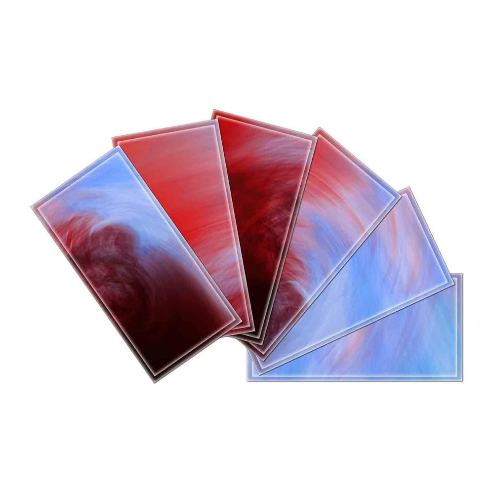 Instant Mosaic 6300101 Upscale Designs 64-Pack Multicolor 3-in x 6-in Glossy Glass Random Wall Tile