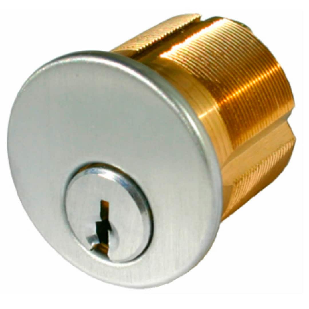 Trans-Atlantic Co CYLTG550CSUS26D CYLTA 500 CYLTA 500 Brushed Chrome Interior/Exterior Hall/Closet Keyed Entry Door Handle