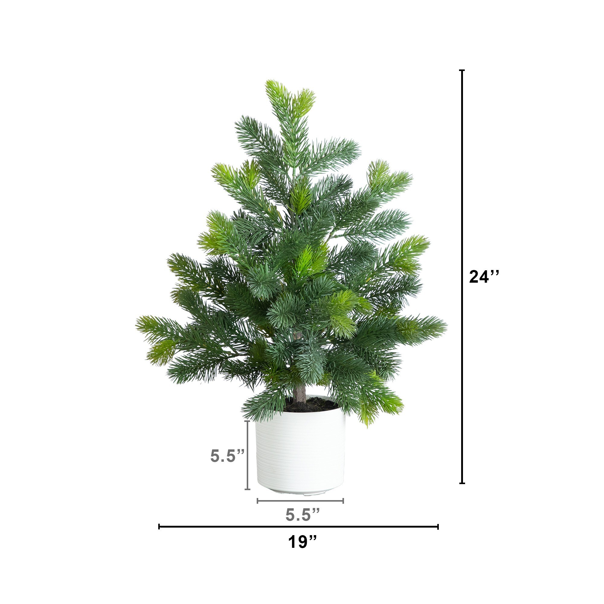 Nearly Natural T5637 Artificial-Christmas-Trees - View #2