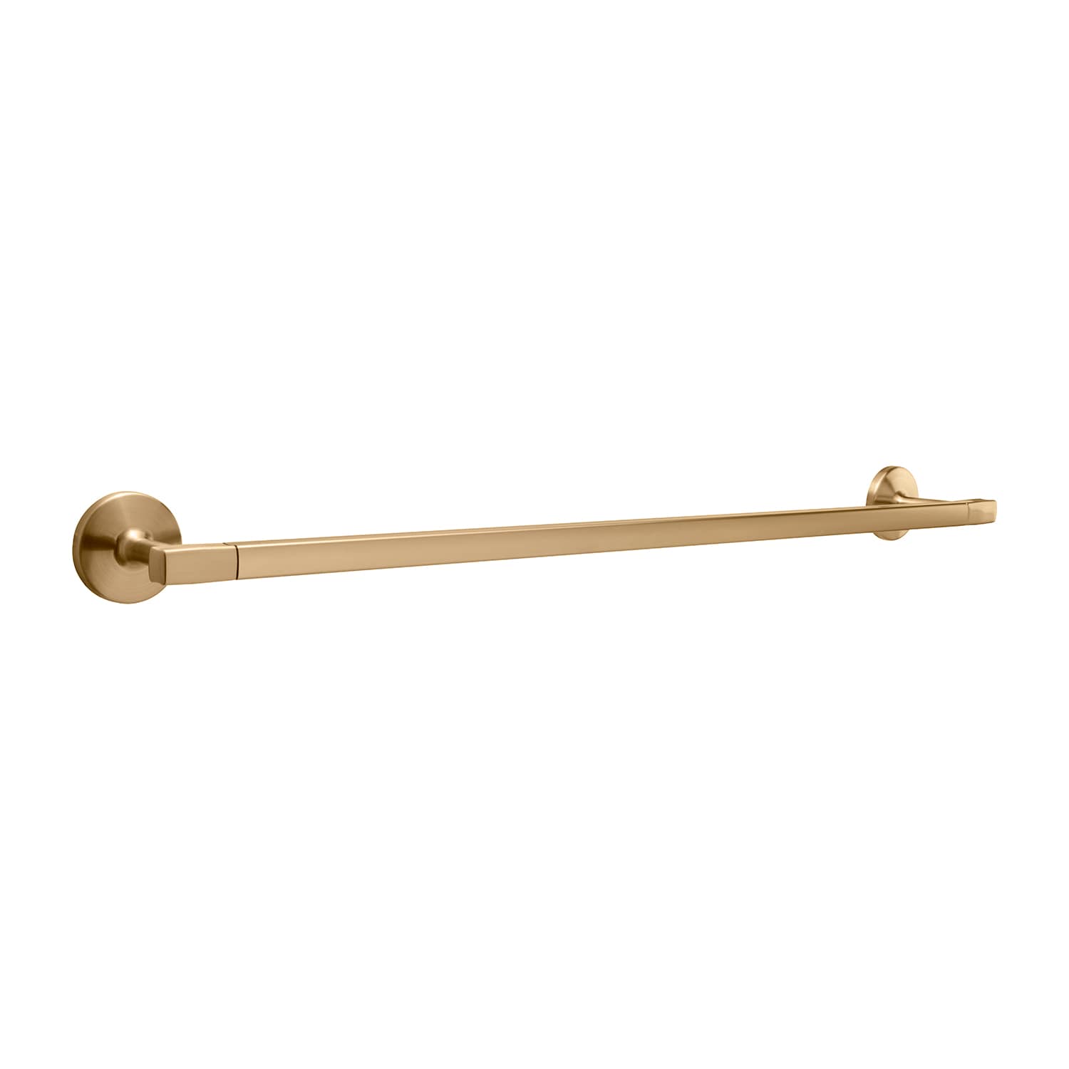 Hickory Hardware H079328-CBZ Woodward 26-in Champagne Bronze Wall mount Single Towel Bar