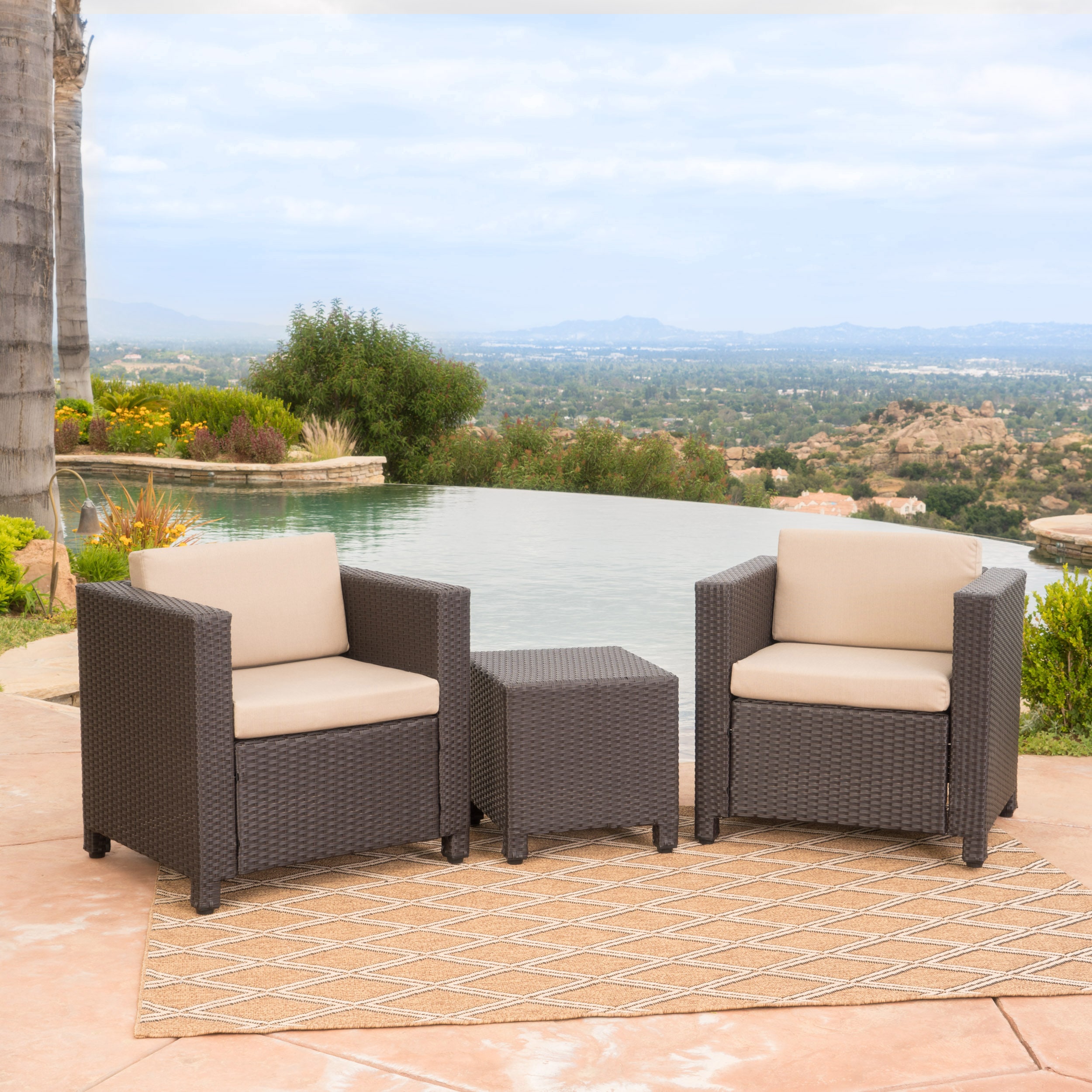 Christopher Knight Home 300686 Patio-Conversation-Sets - View #3
