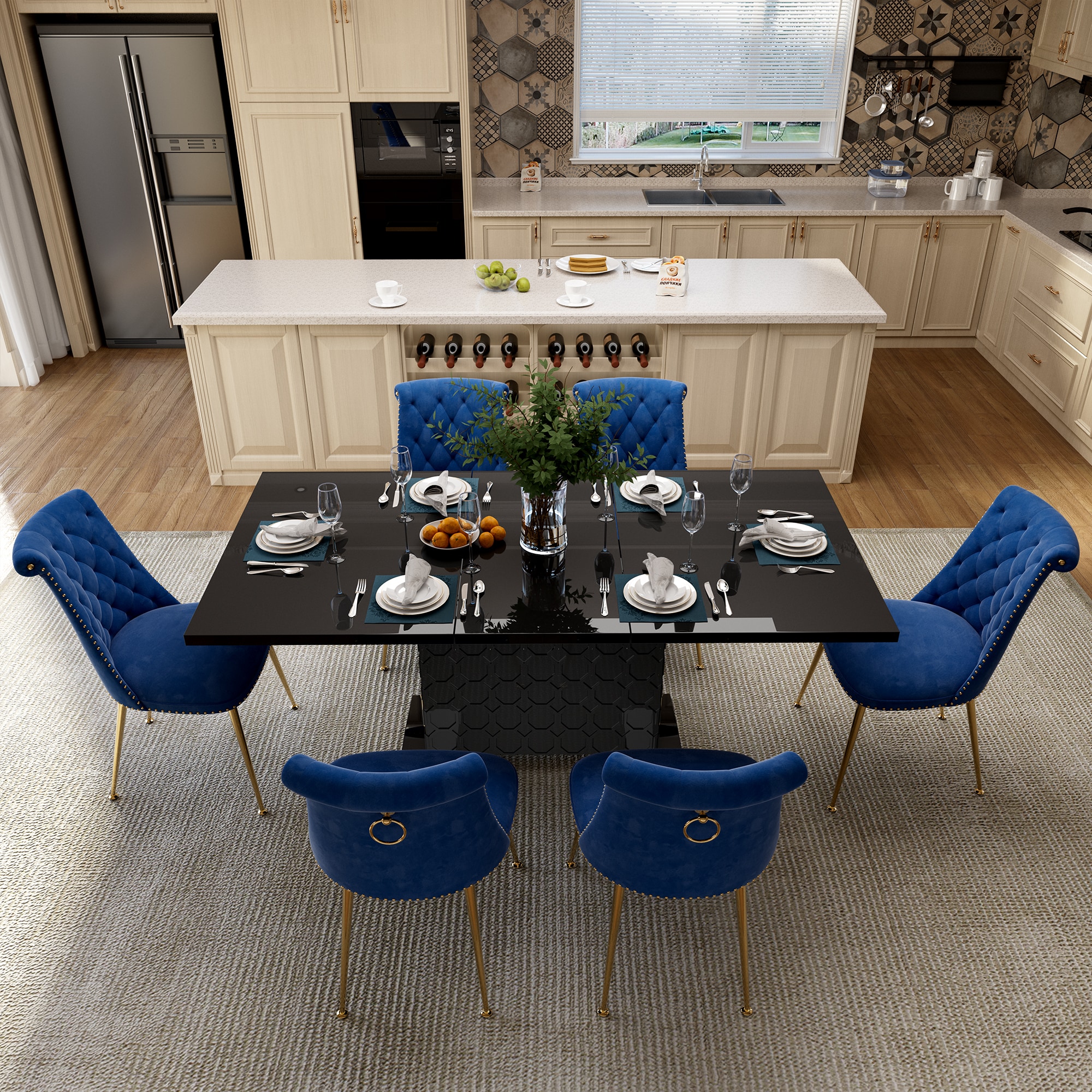 Clihome CL-ST1-BK703NY Dining-Sets - View #5
