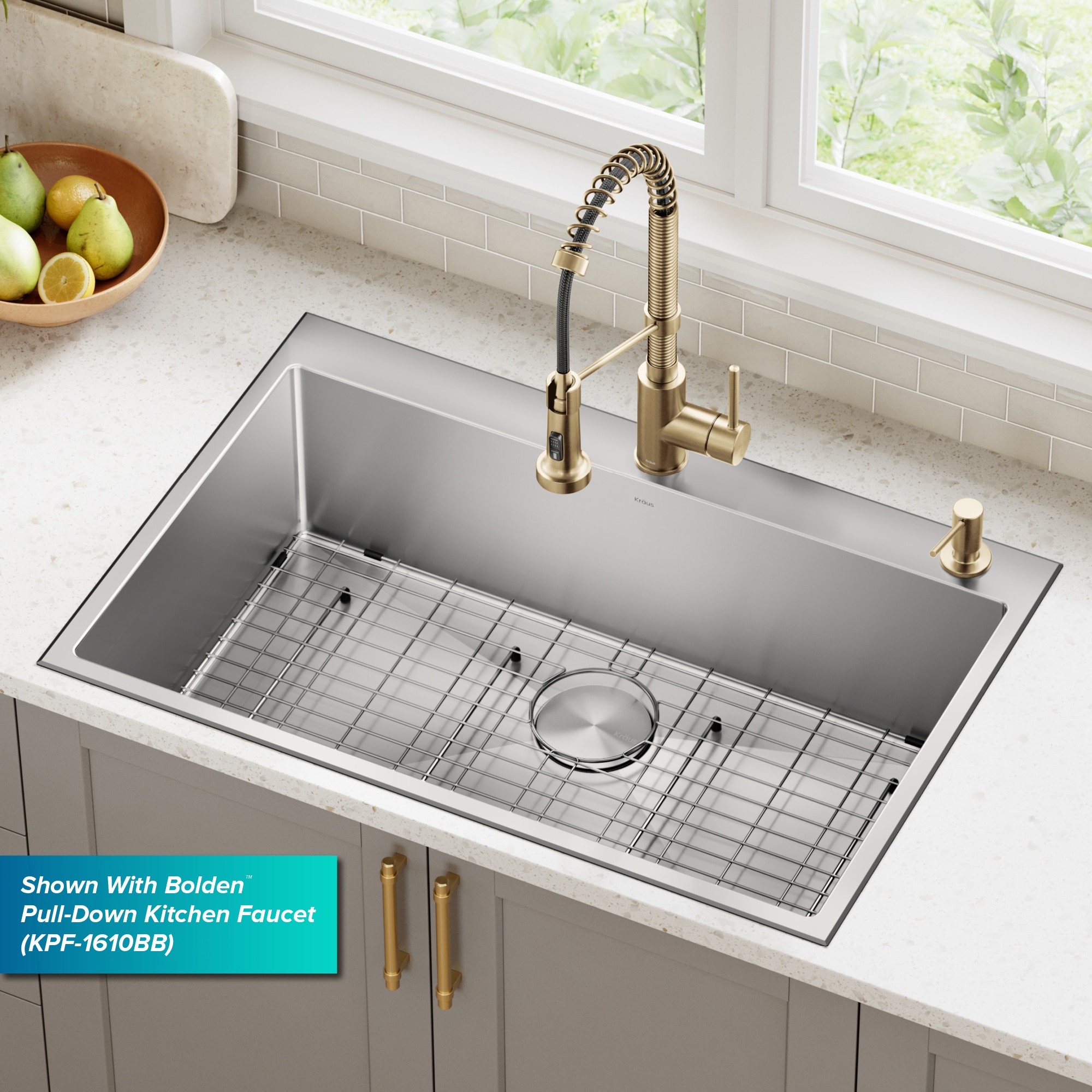 Kraus KHT300-33 Kitchen-Sinks - View #14