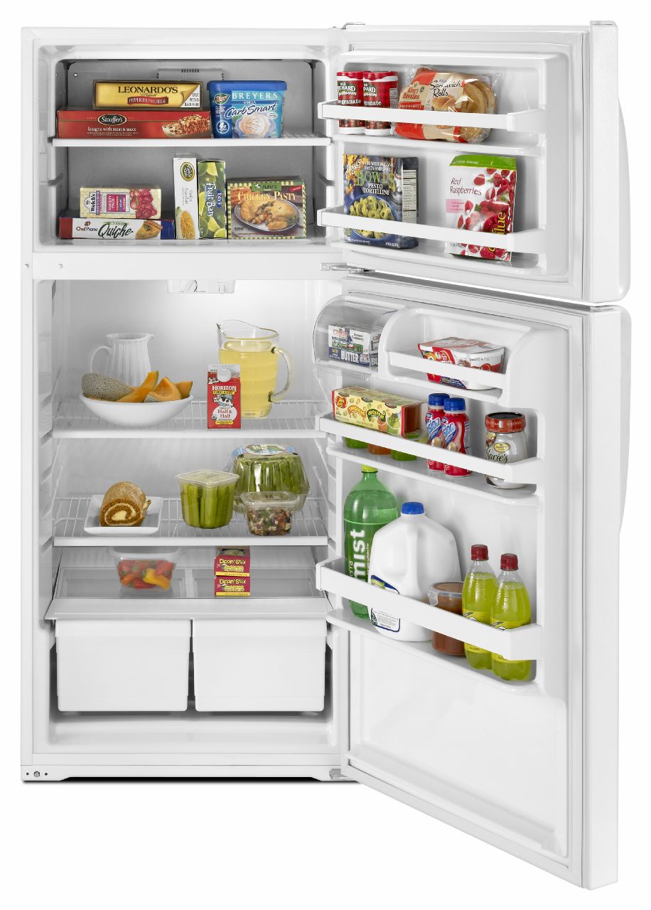 Whirlpool 14.4-cu ft Top-Freezer Refrigerator (White) at Lowes.com