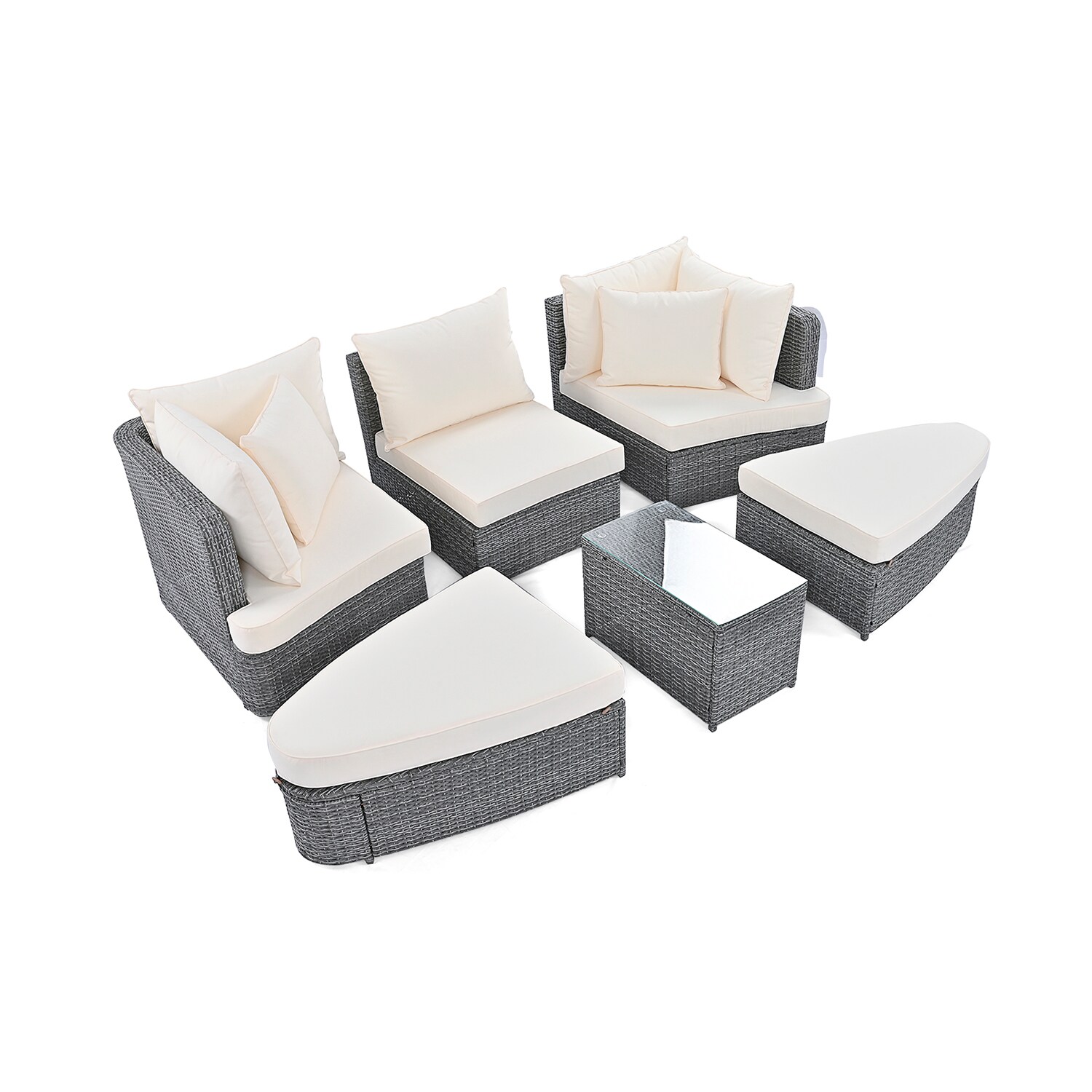 SINOFURN SYA010480BG Patio-Sofas-Daybeds - View #20