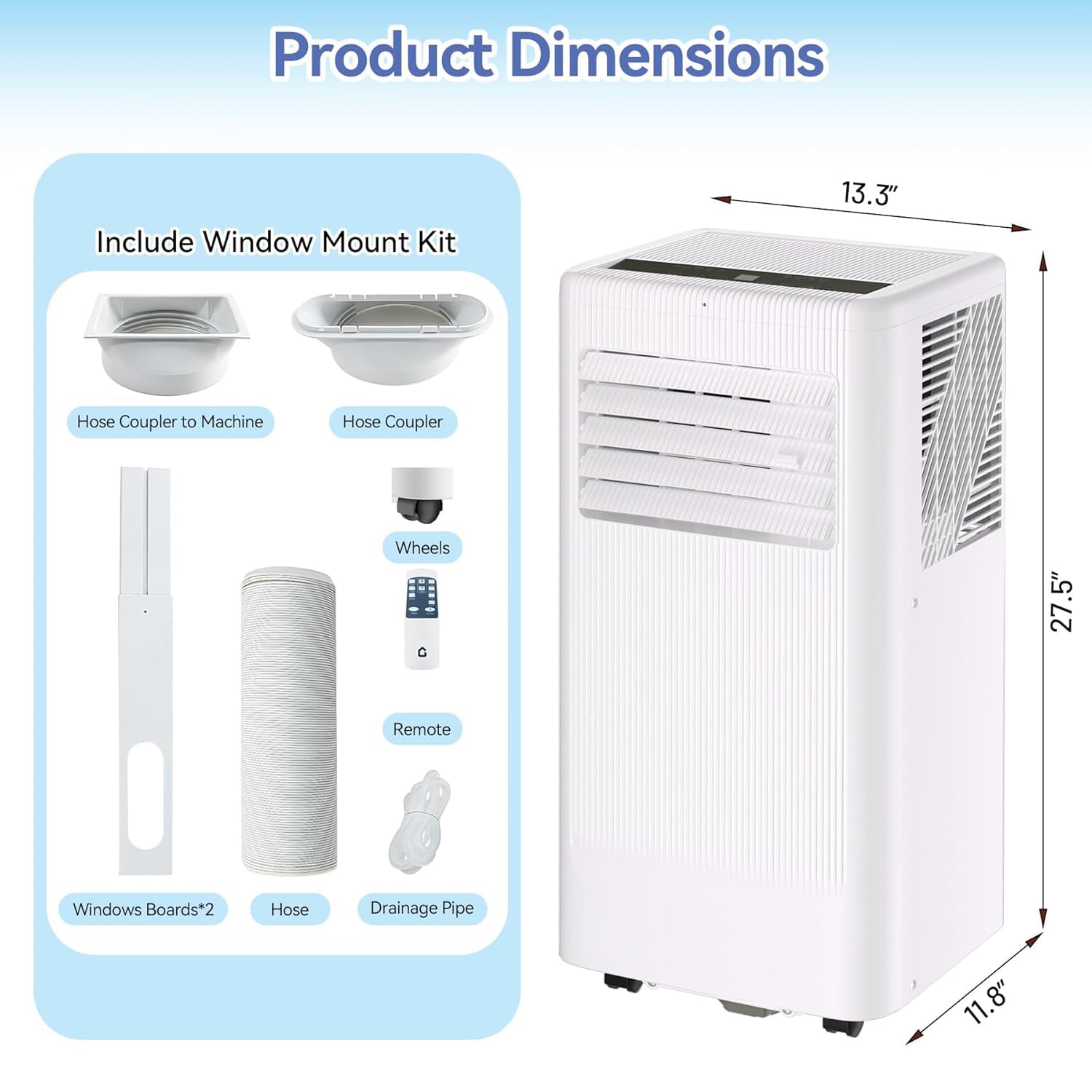 Der Rose LMXPHK-336U-0903FH8G Portable-Air-Conditioners - View #9