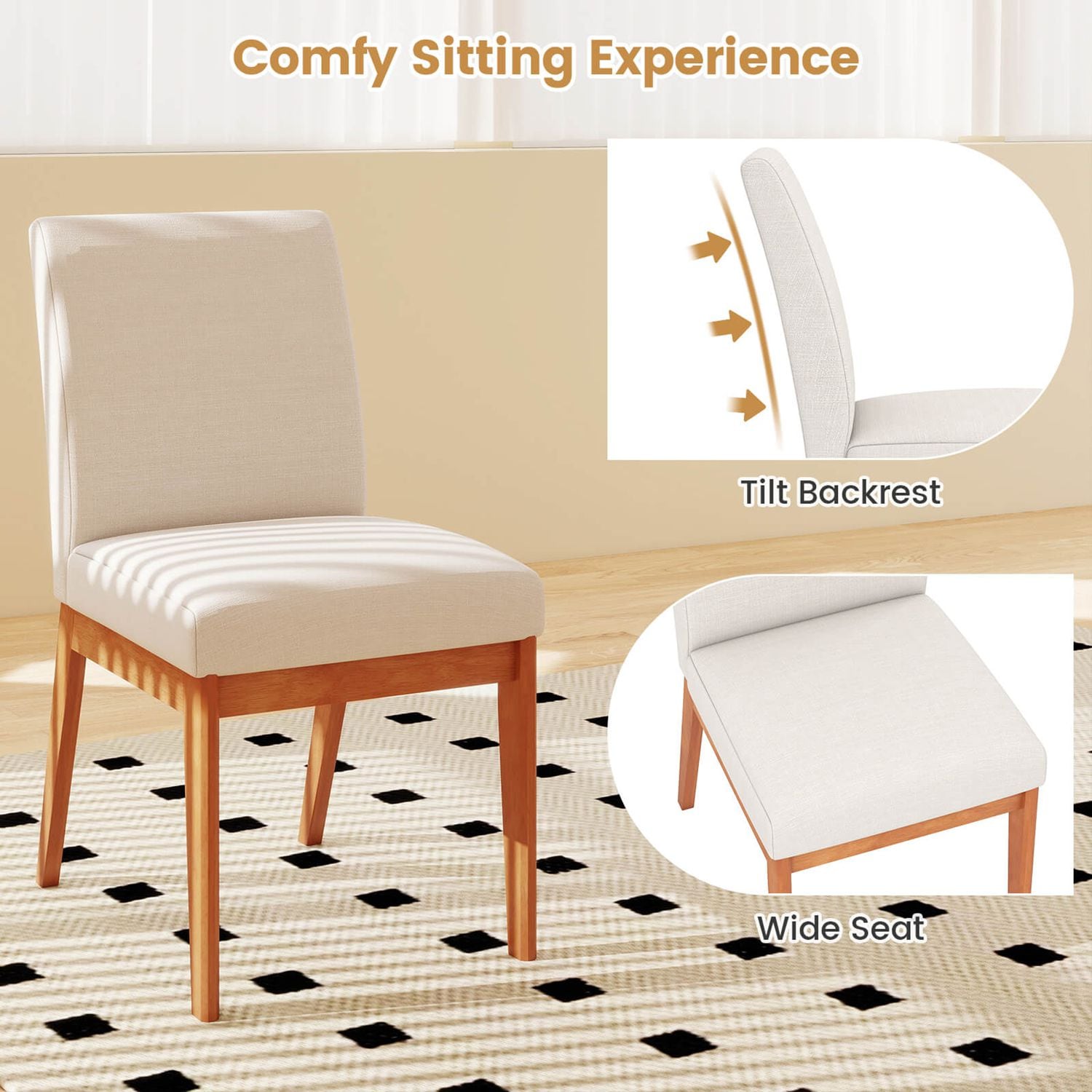 Costway CSHY001712 Dining-Chairs - View #7