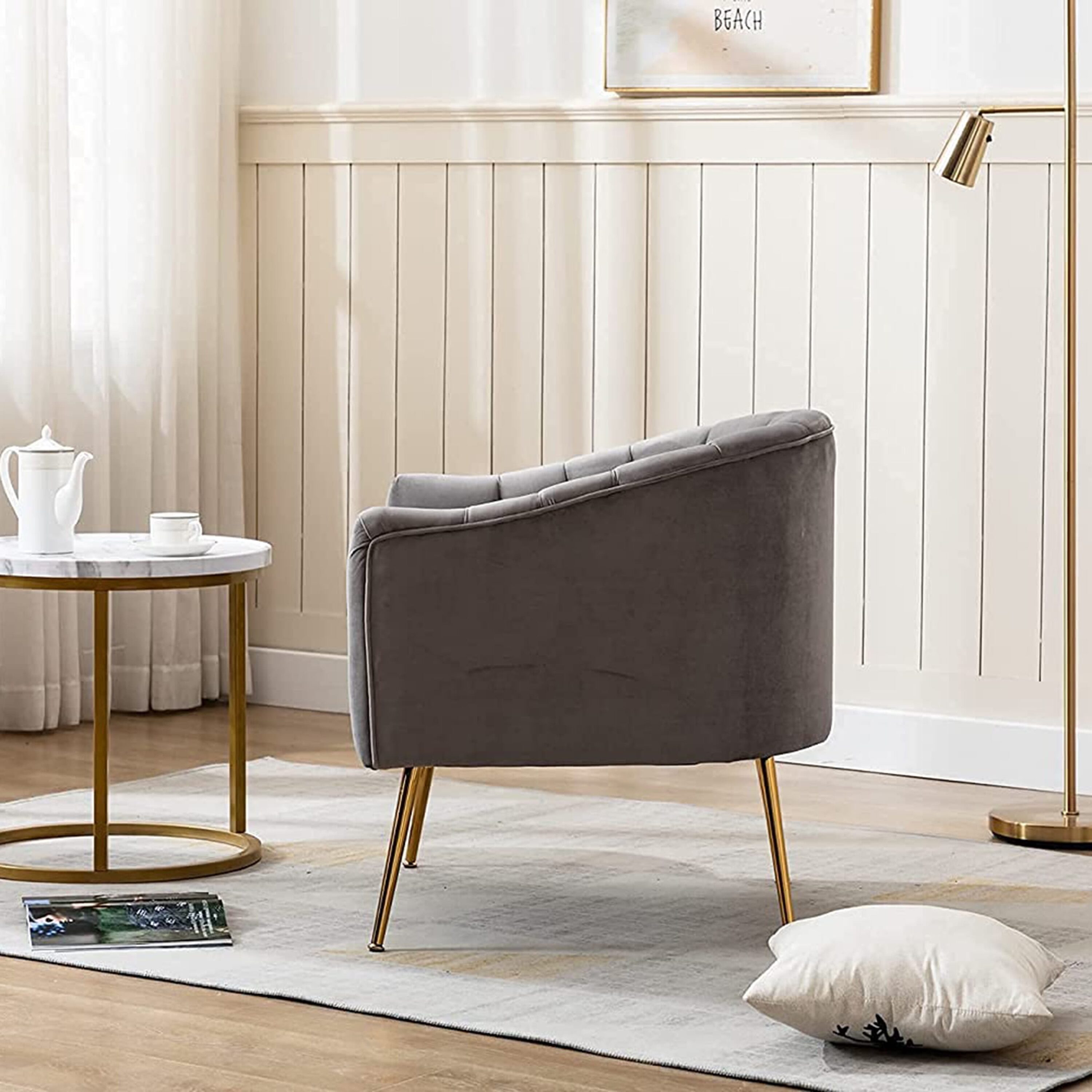 SEYNAR XY391-GREY Dining-Chairs - View #3
