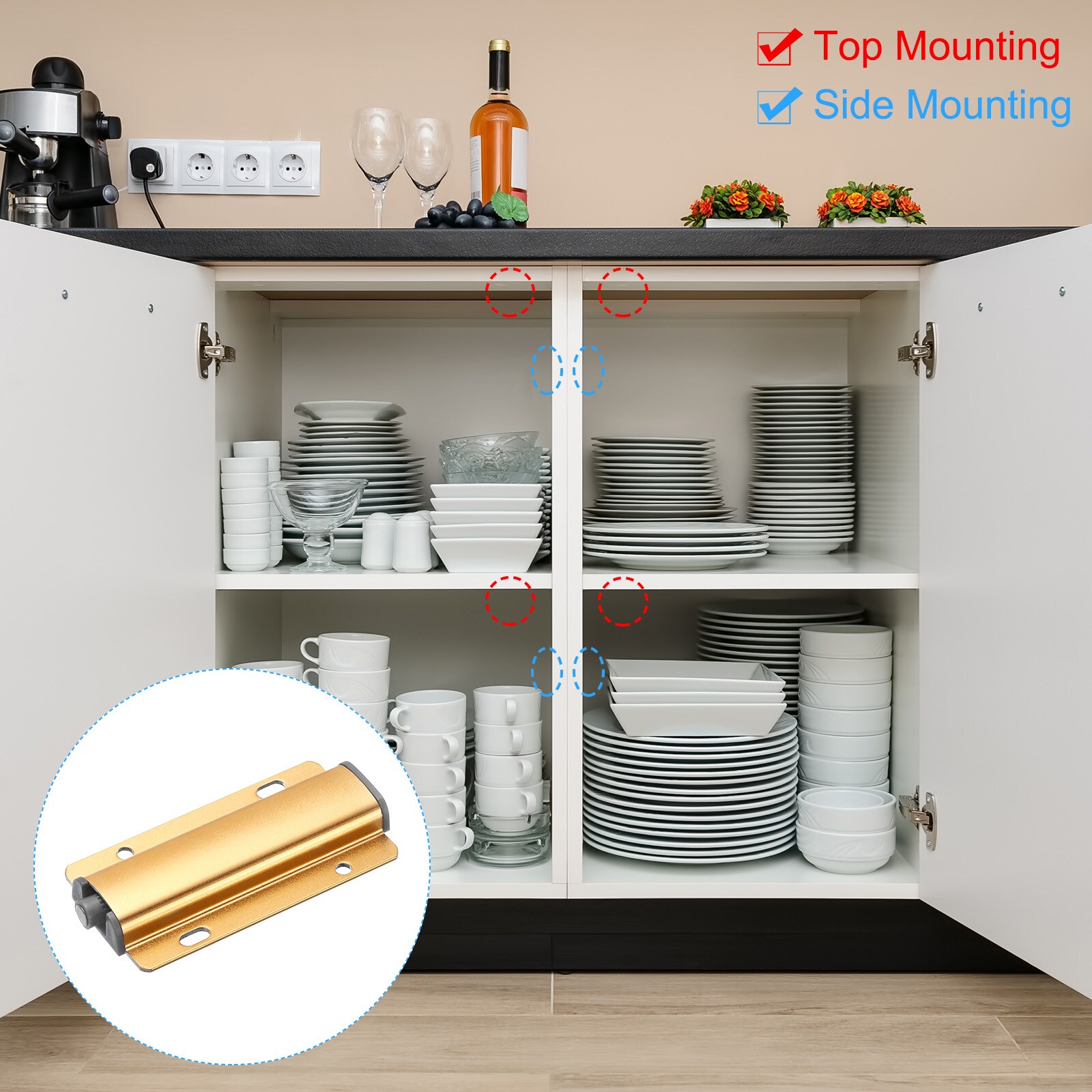 Unique Bargains S25093001UX7342 Cabinet-Latches - Thumbnail View #6