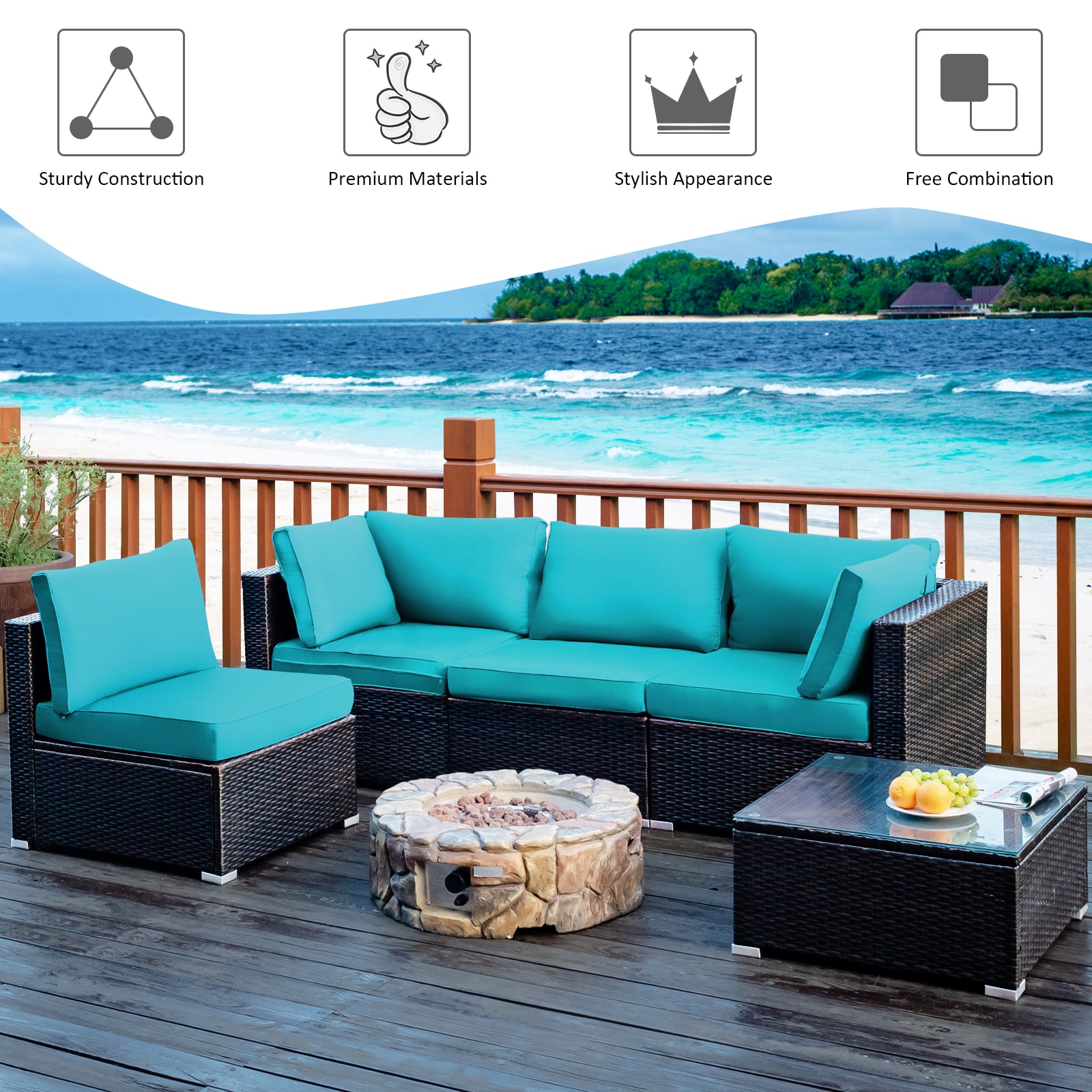 Volenca VOL-INJ0EH Patio-Sofas-Daybeds - View #5