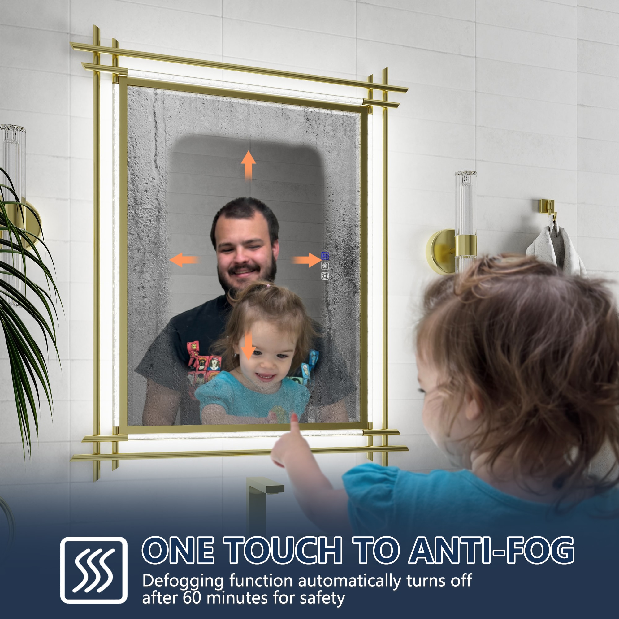 ExBrite EXBM4032V13GXX Framed-Bath-Mirrors - View #5