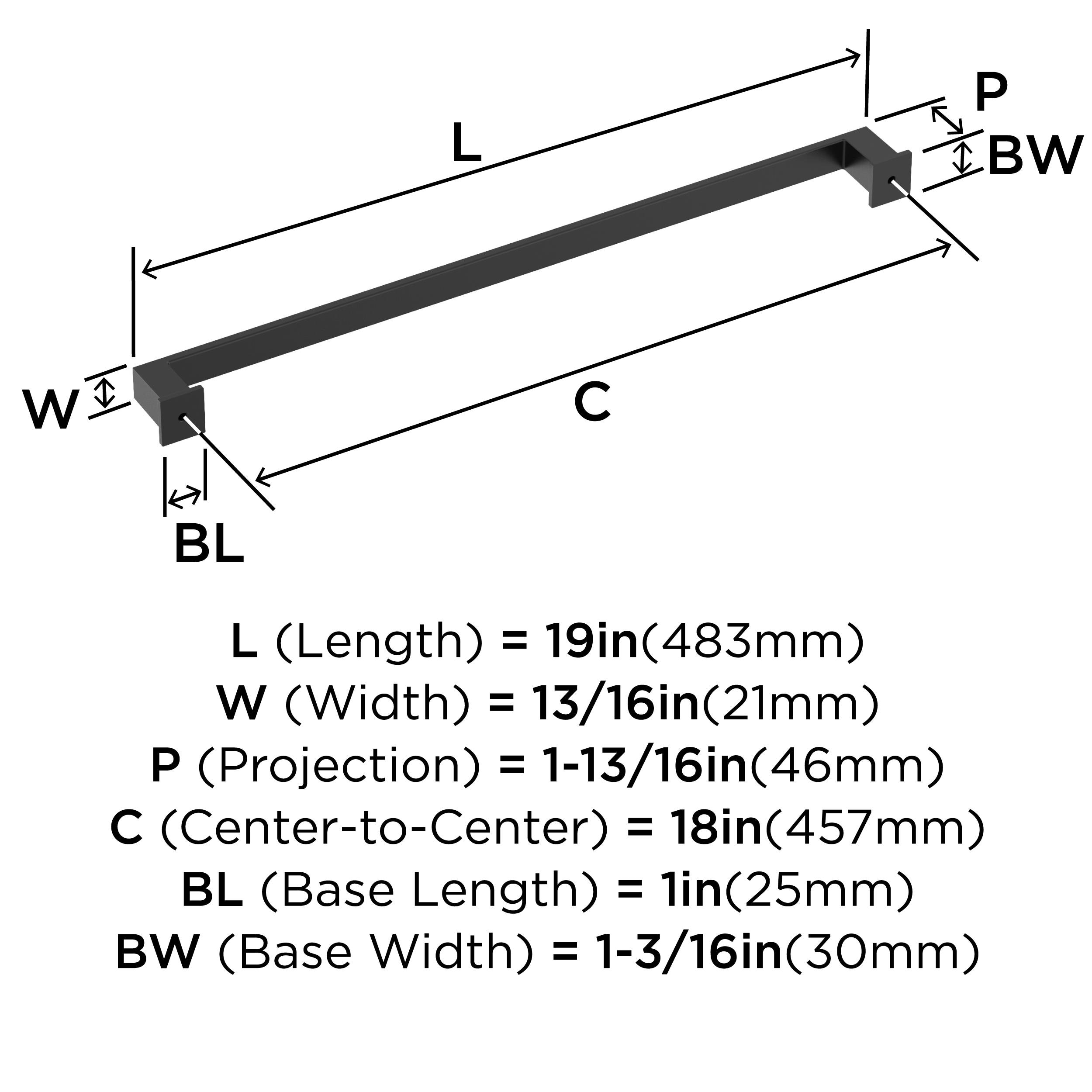 Amerock BP54031FB Cabinet-Pulls - View #5