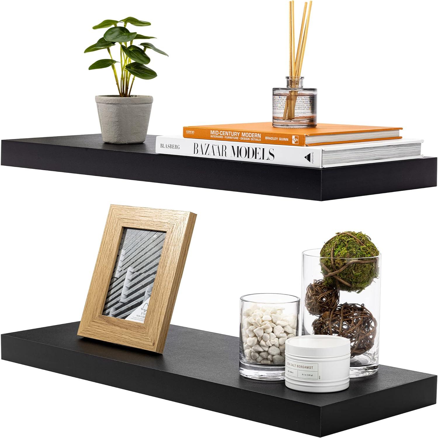 SORBUS WD-FLT-BLK Wall-Mounted-Shelving - View #7