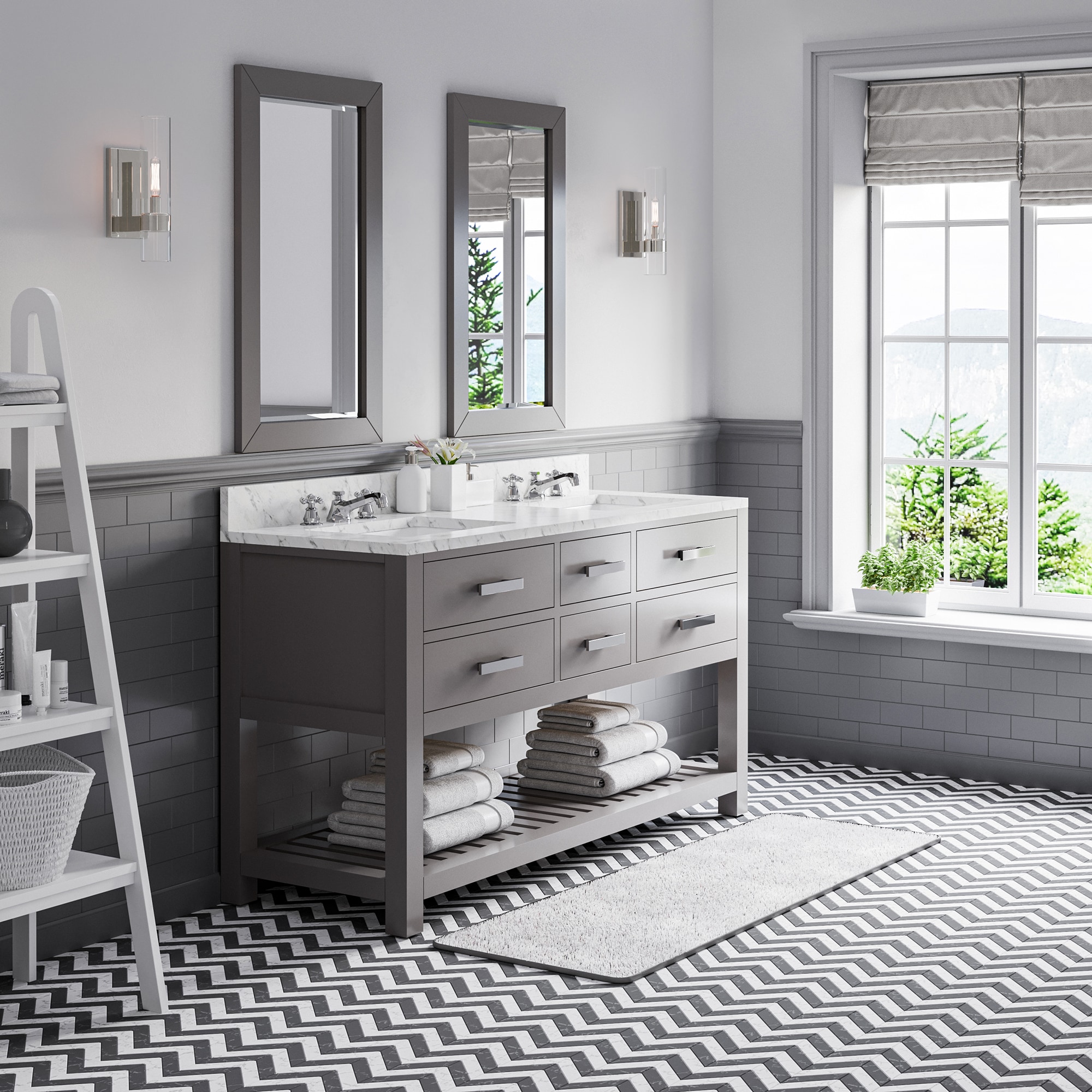 Water Creation MADALYN60G Bath-Vanity-Combo - View #3