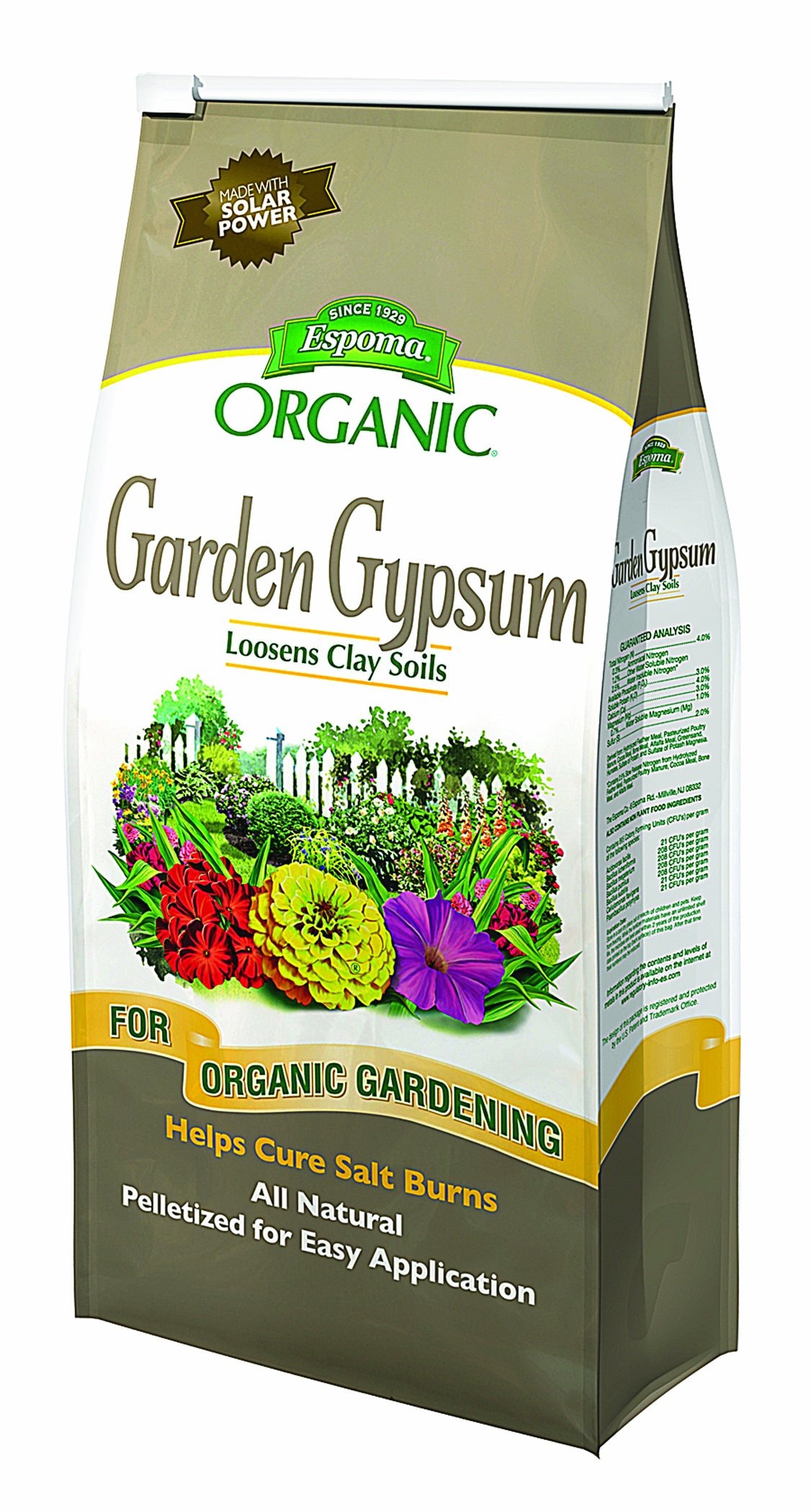 Espoma SFP-ESPGG36-SKU2 Organic Garden Gypsum for Healthier Soil and Plants