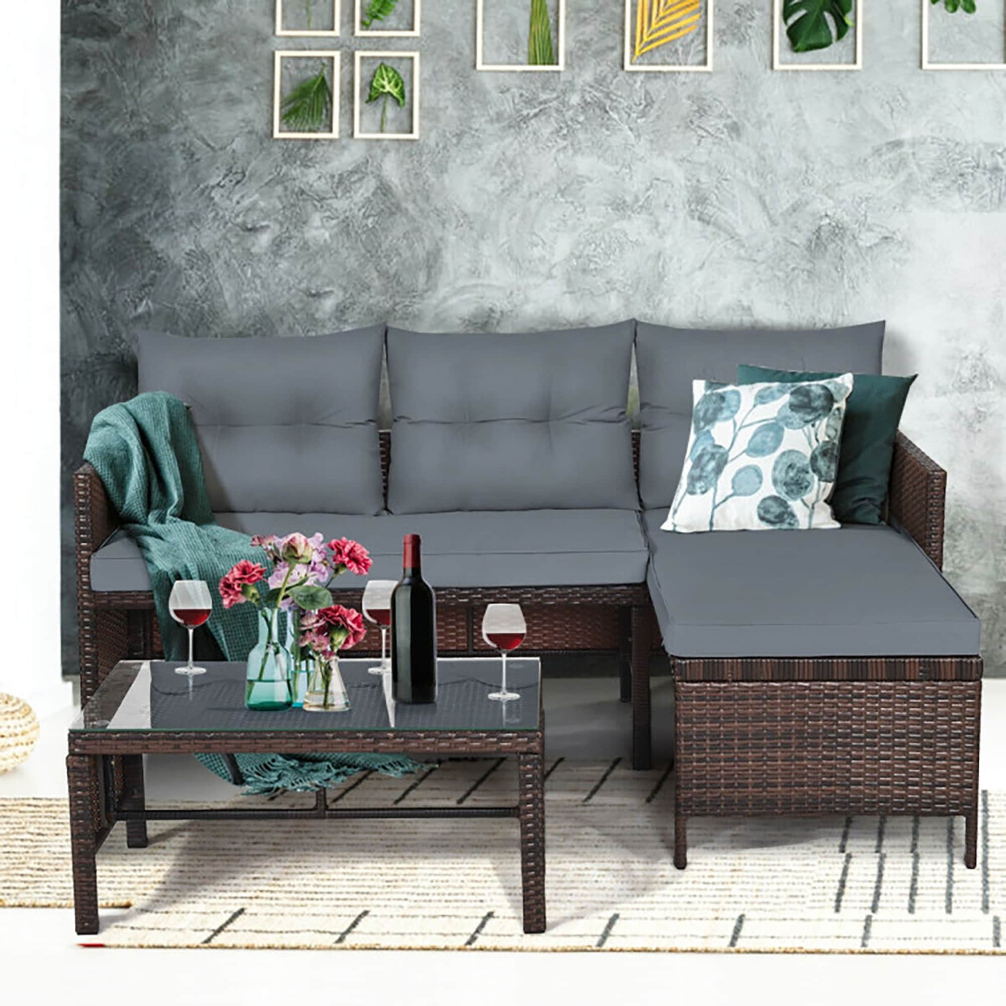 CASAINC WF-HW63870GR-LA Patio-Conversation-Sets - View #3