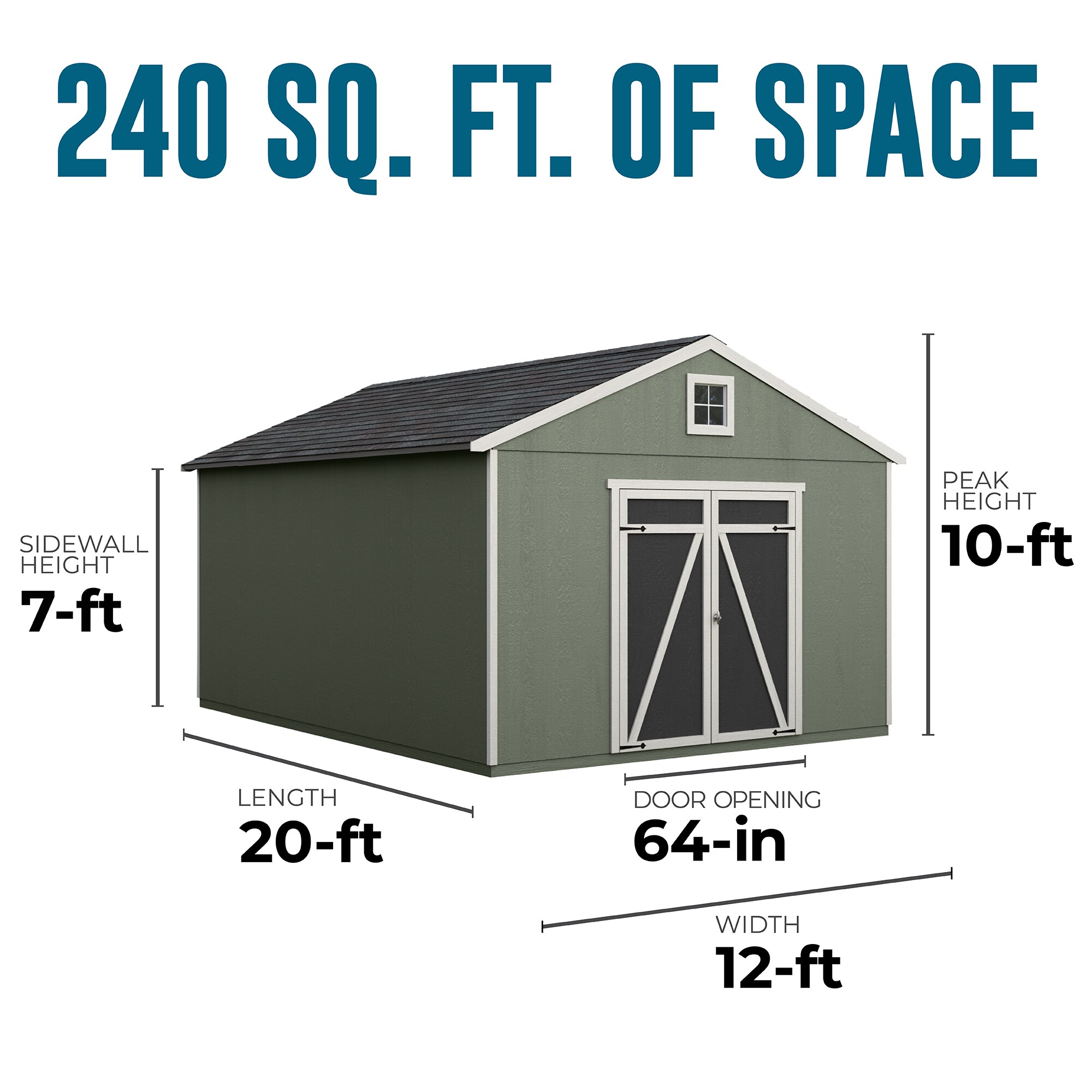 Heartland 192753 Wood-Storage-Buildings - View #4