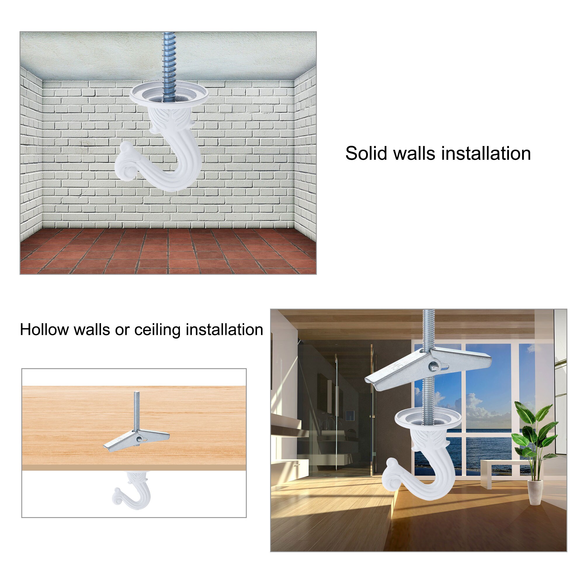 Unique Bargains S25072800UX9824 Utility-Hooks-Racks - View #5