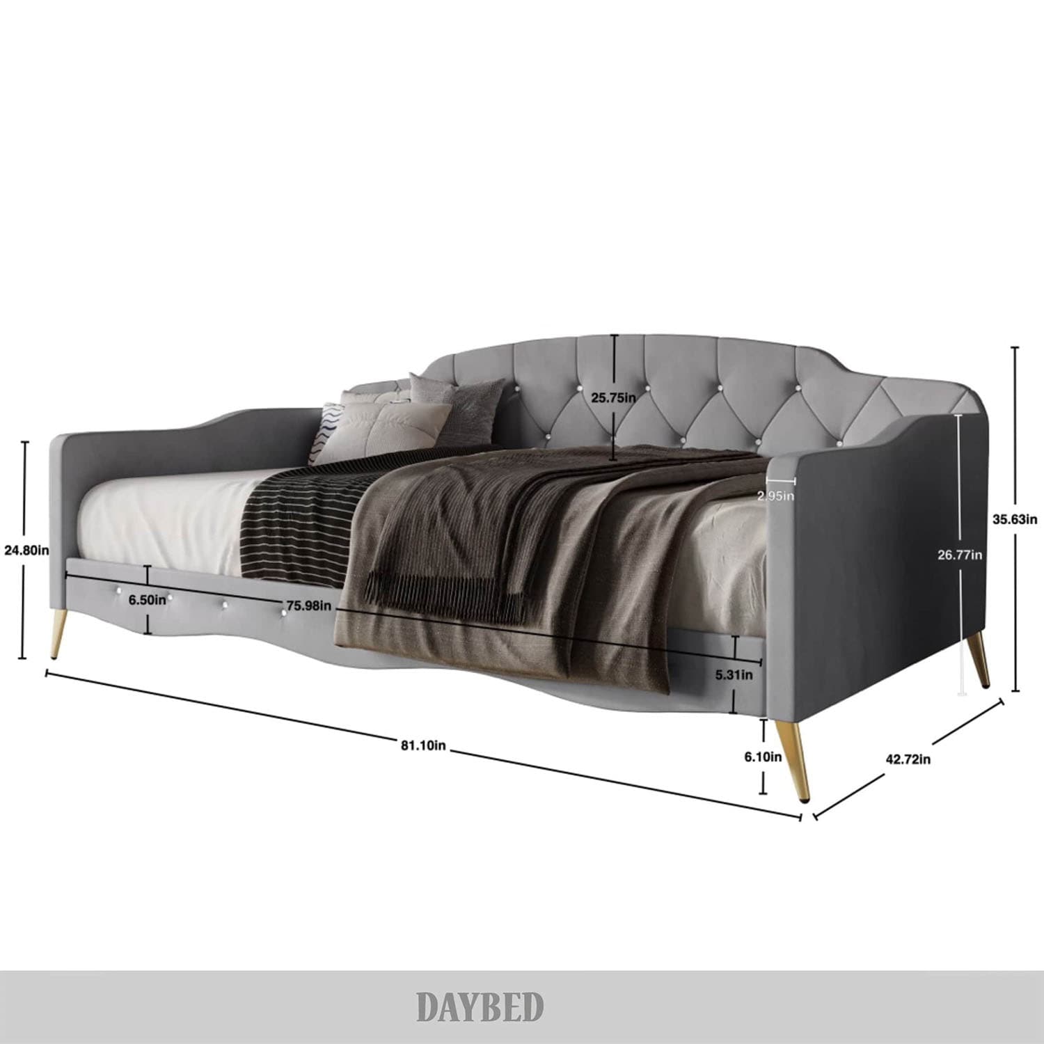 CasePiece C5096T-SGY-VV beds - View #5
