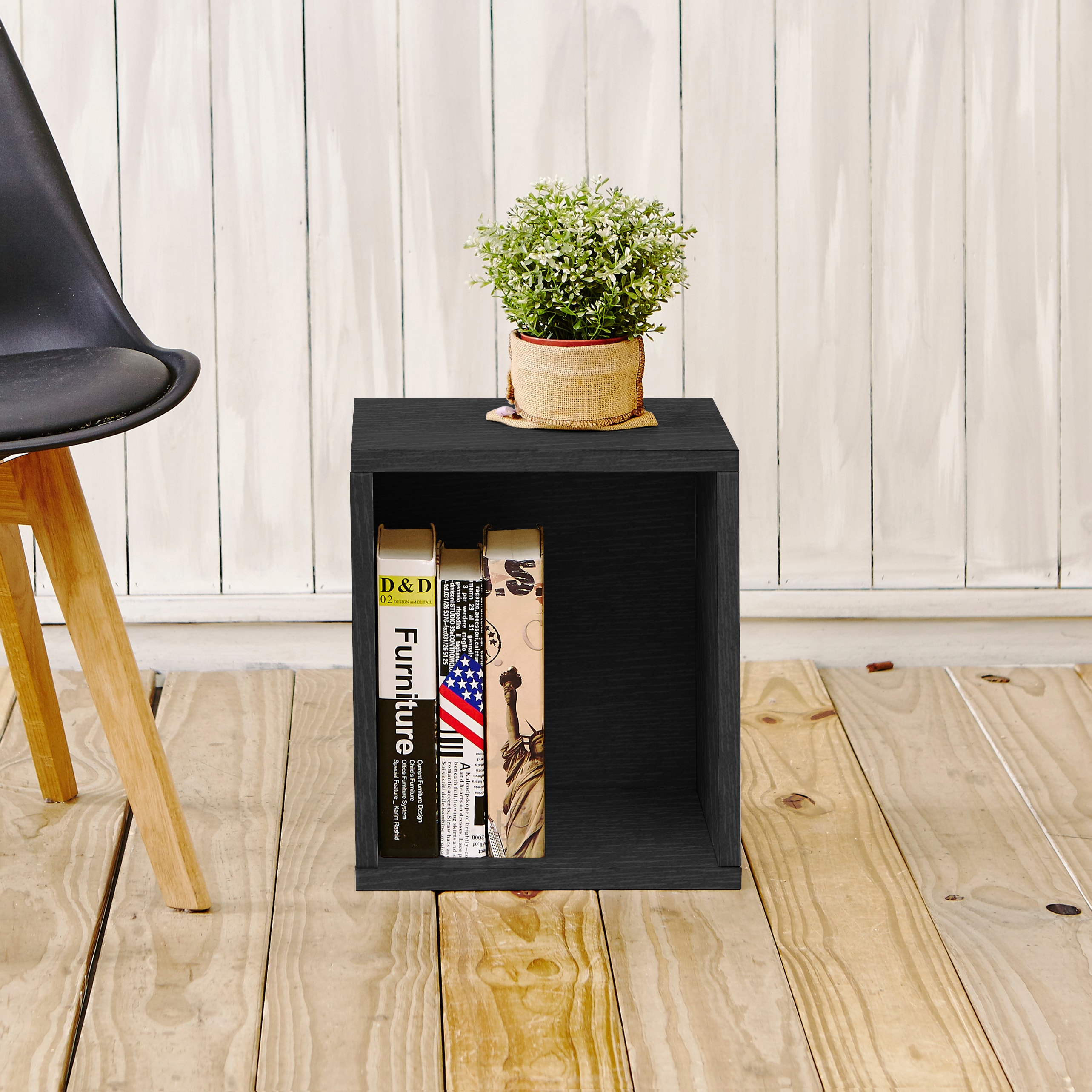 Way Basics BS-285-340-390-BK Laminate-Storage-Cubes - View #2