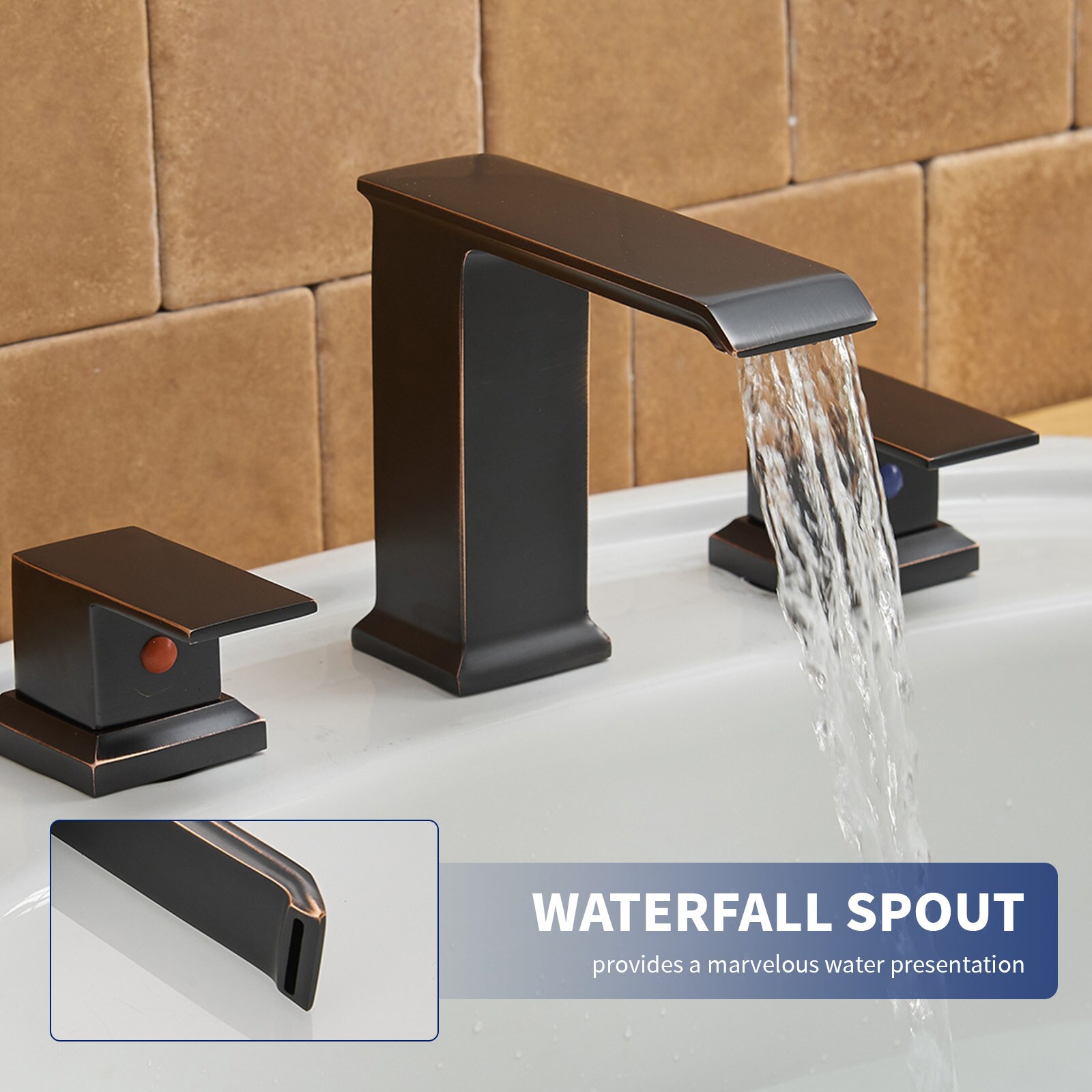 BWE A-916445-ORB Lavatory-Faucets - View #2