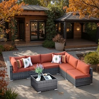 Patio Sectionals & Sofas Seating Capacity 5