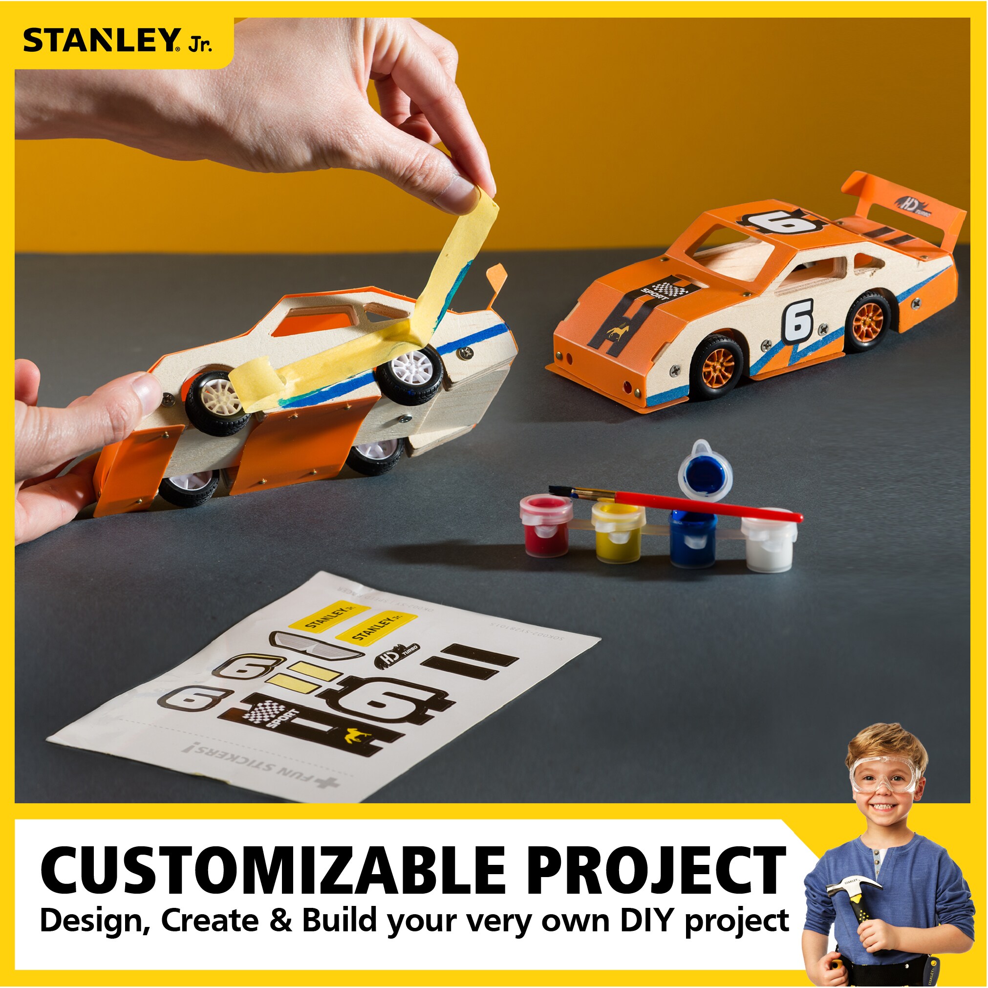 Stanley Jr. OLOK002-SY Kids-Woodworking-Project-Kits - View #6