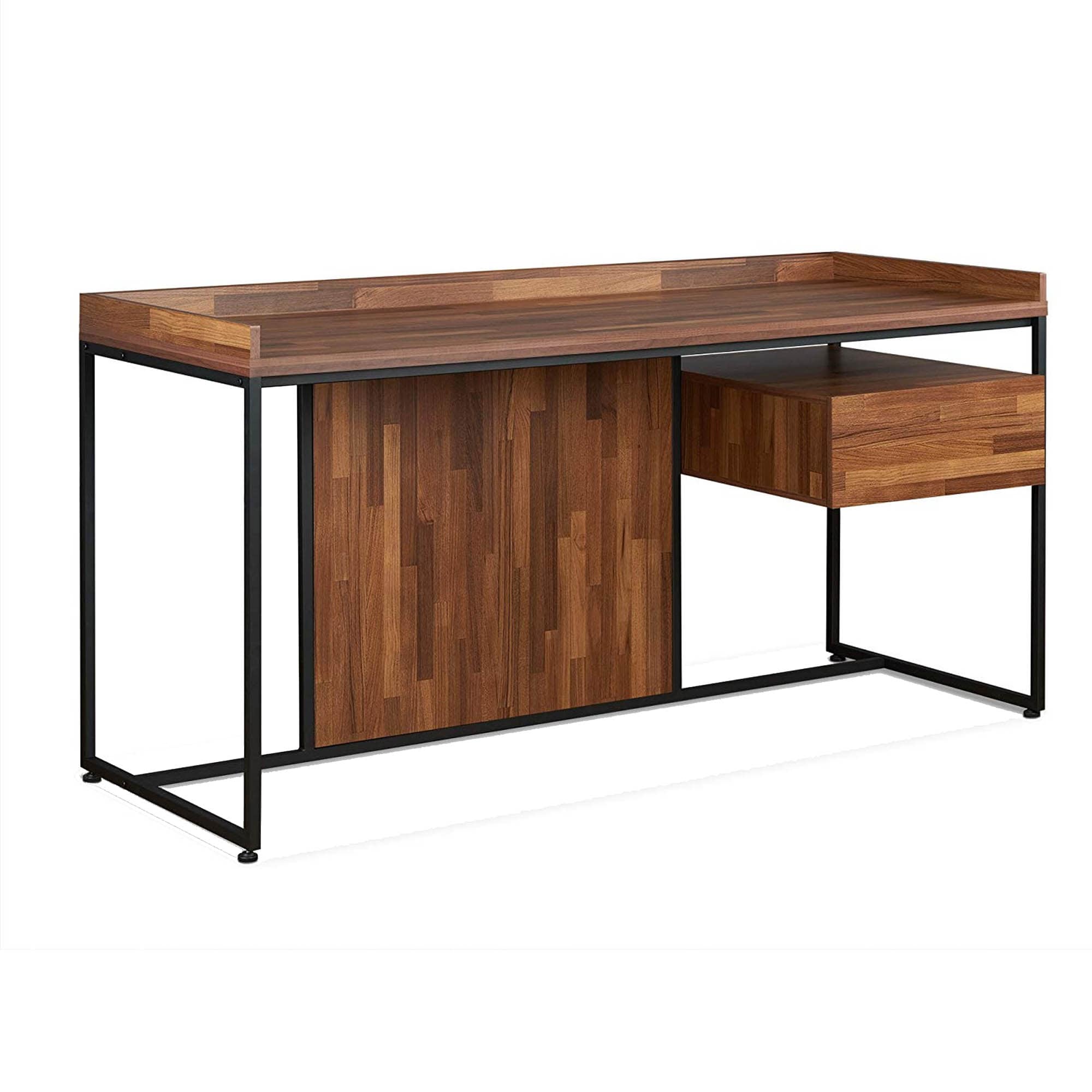 Benzara BM191435 24-in Brown Modern/Contemporary Writing Desk