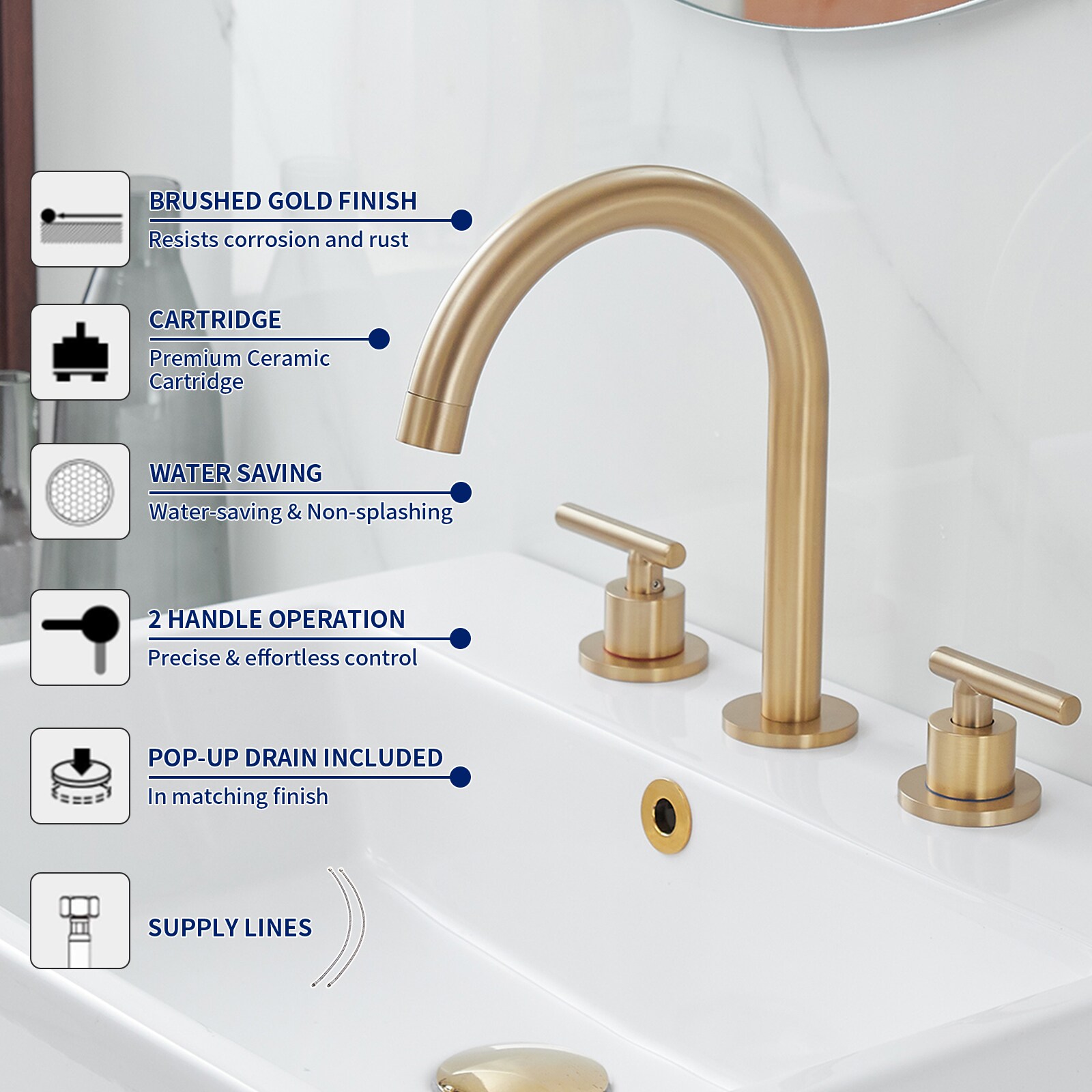 BWE A-916441-BG Lavatory-Faucets - View #4