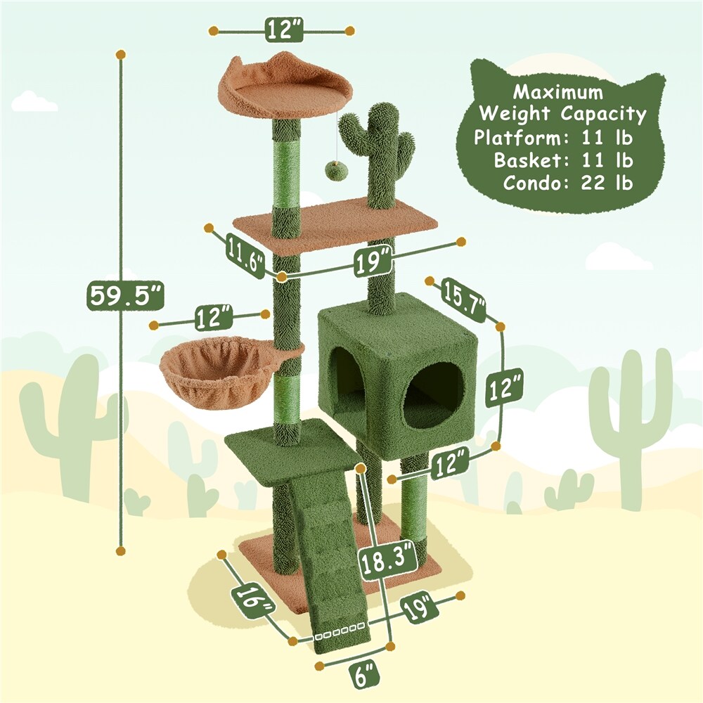 Yaheetech LSOP6T0001 Cat-Trees - View #3