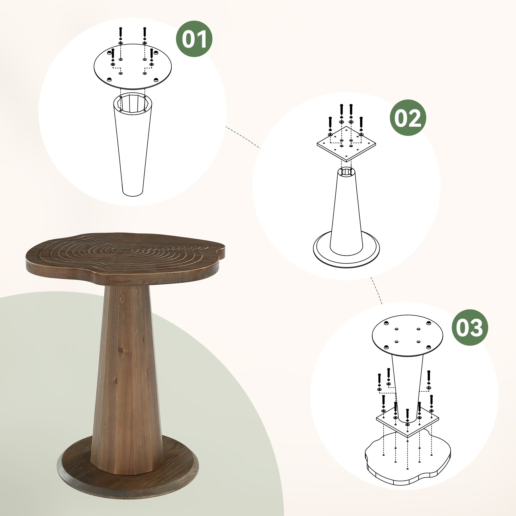 LITTLE TREE LWLT-XK00881-CLL End-Tables - View #7