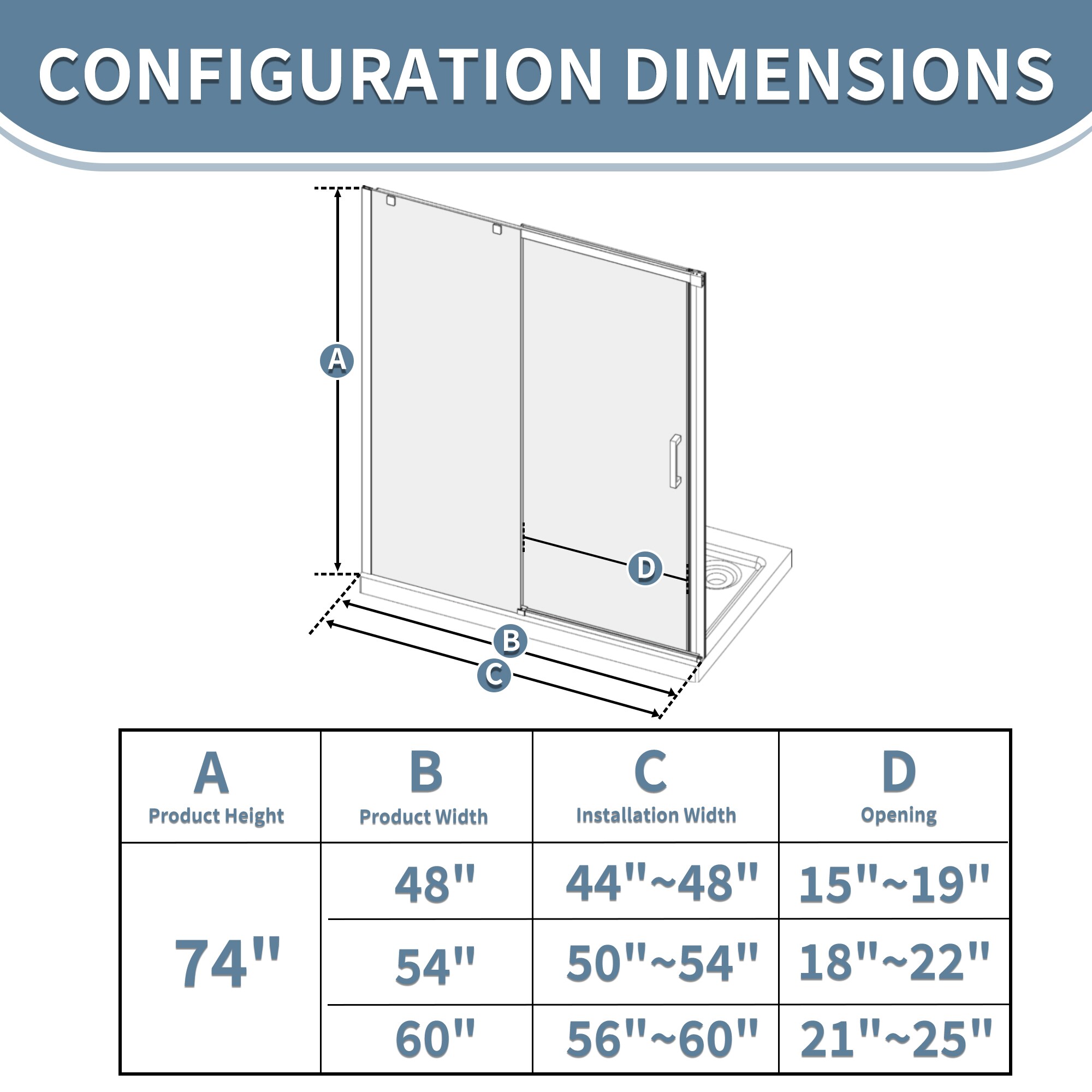 WELLFOR P303460 Shower-Doors - View #9