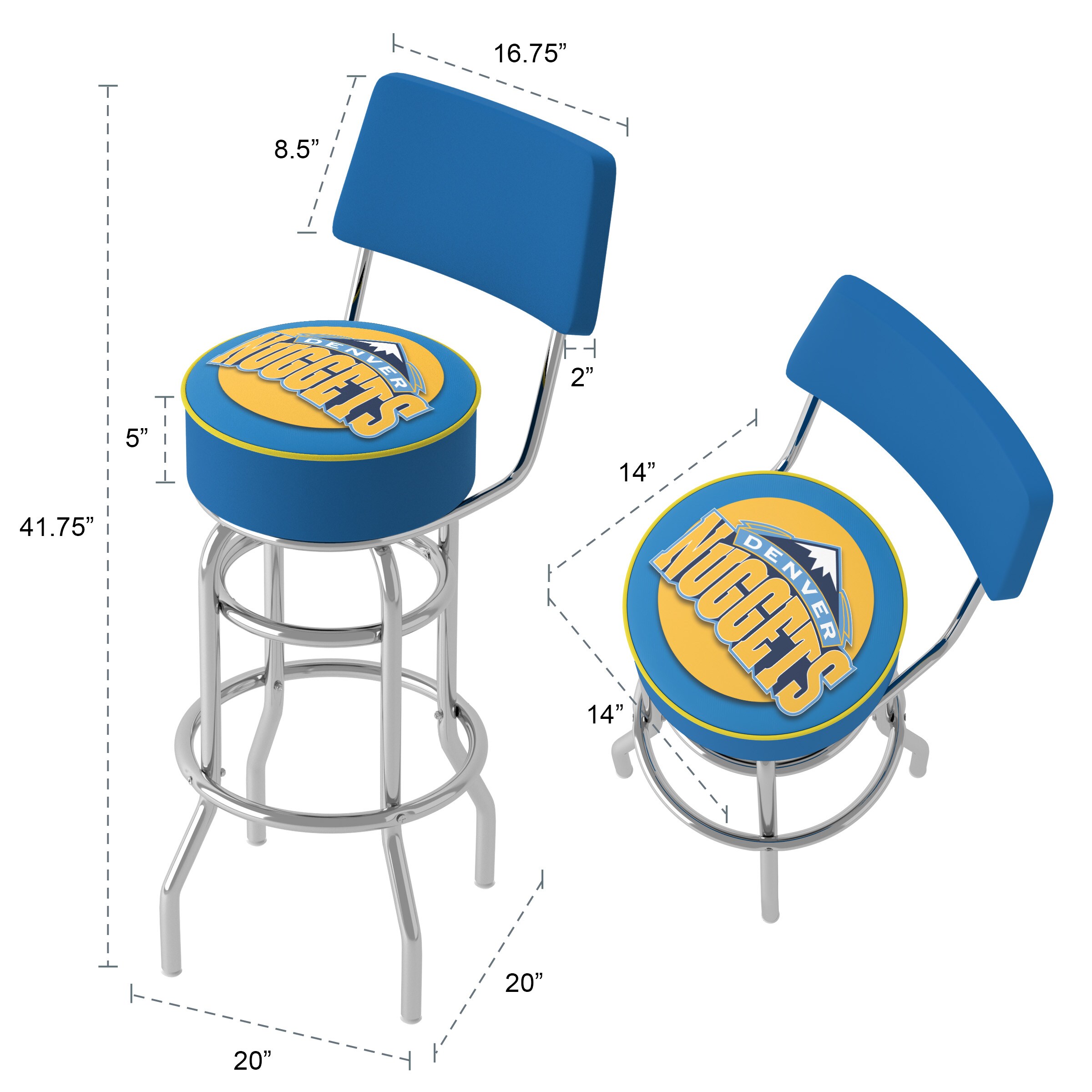 Trademark Gameroom NBA1100-DN stools - View #6