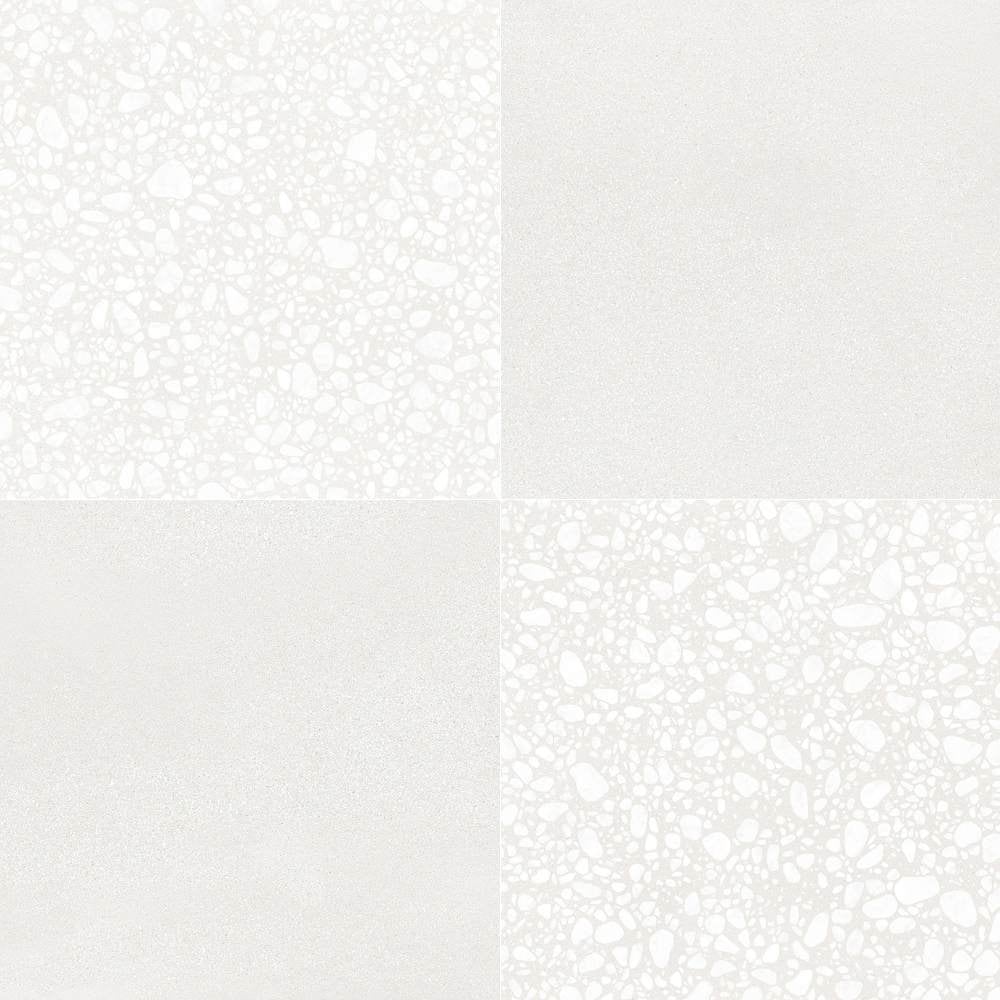The Tile Life Terrazzo 2.0 Checkerboard Checkerboard #22 24-in x 24-in Matte Porcelain Floor and Wall Tile ( 23.26-sq ft Carton ) #TMEDL2424CB22