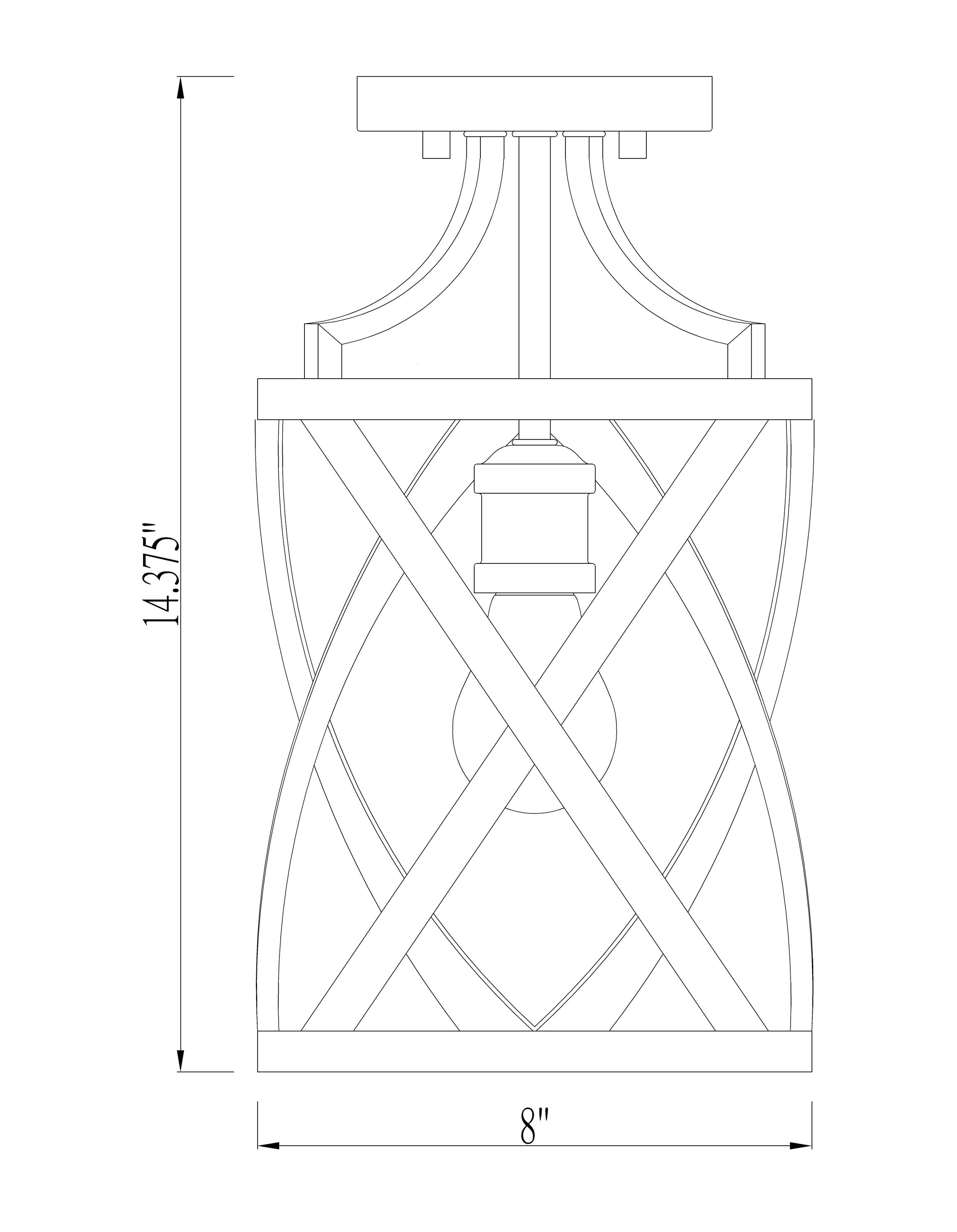 Z-Lite 481F1-MB-BN flushmounts - View #8