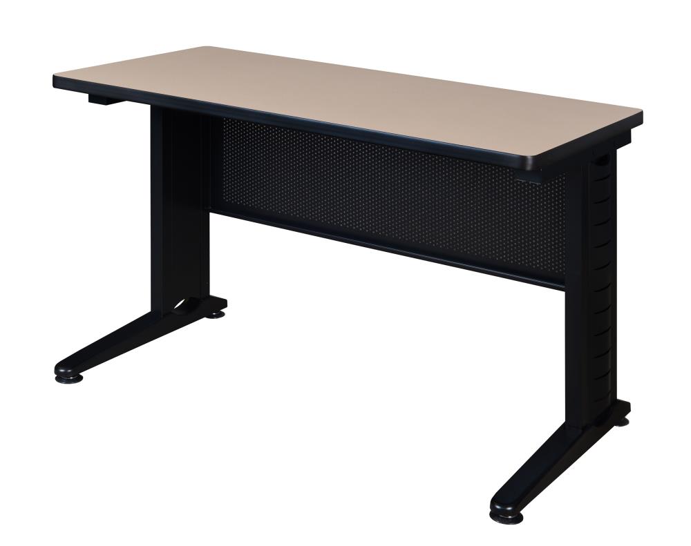 Regency MFTT4224BE Fusion Off-White 4-Person Training Table (42-in W x 29-in H)