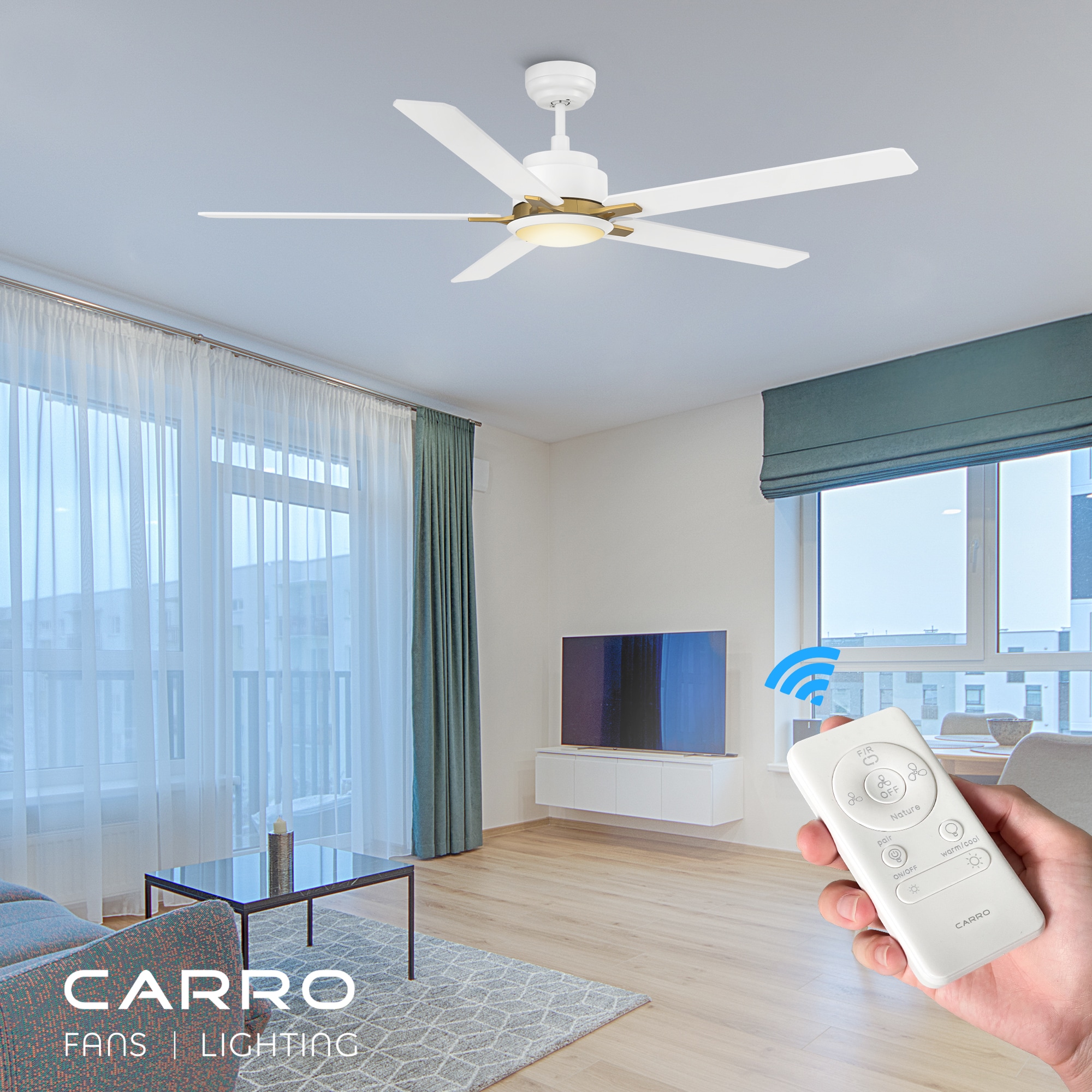 CARRO USA LYDC605J-L11-W1-1G Ceiling-Fans - View #2