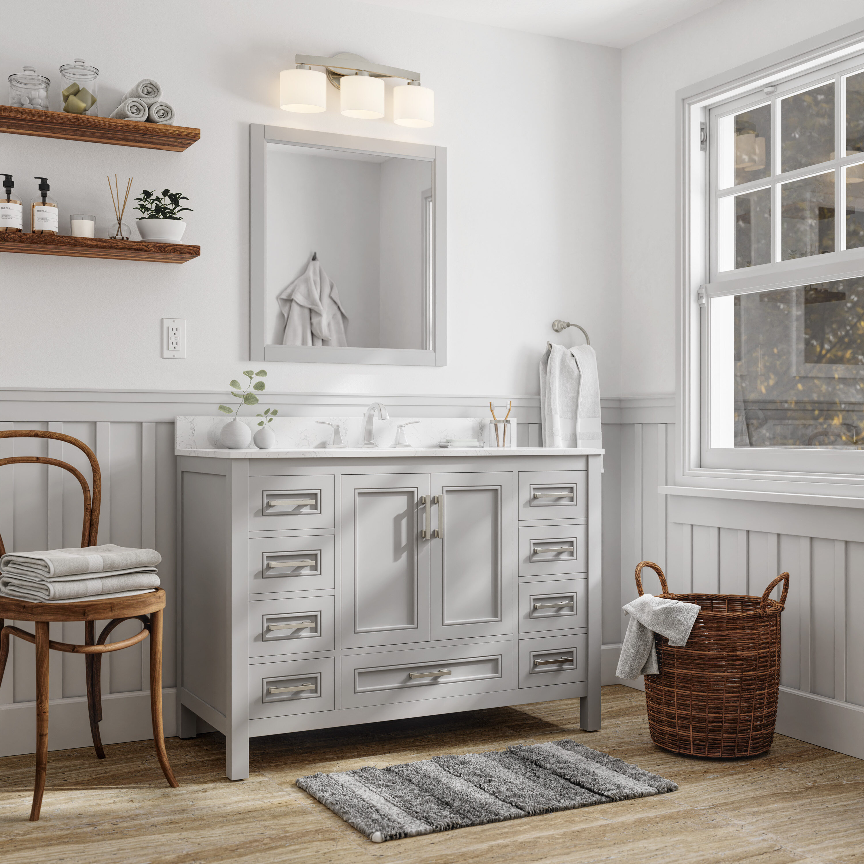 allen + roth 1541VA-48-242-925 Bath-Vanity-Combo - View #7