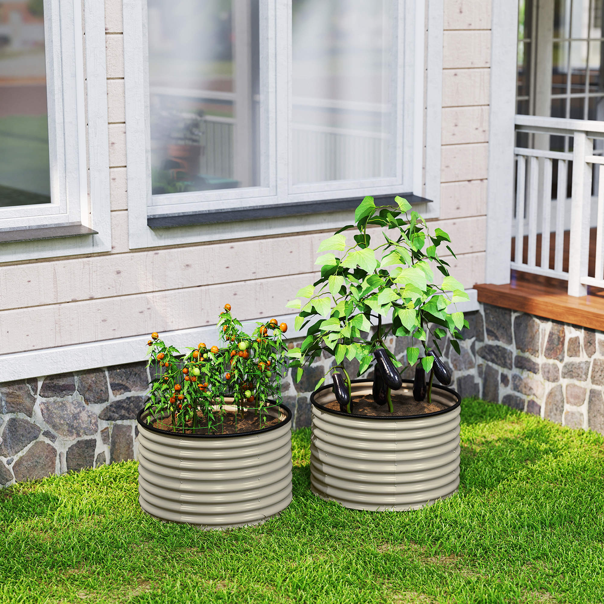 Outsunny 845-972V03CW Raised-Garden-Beds - View #7