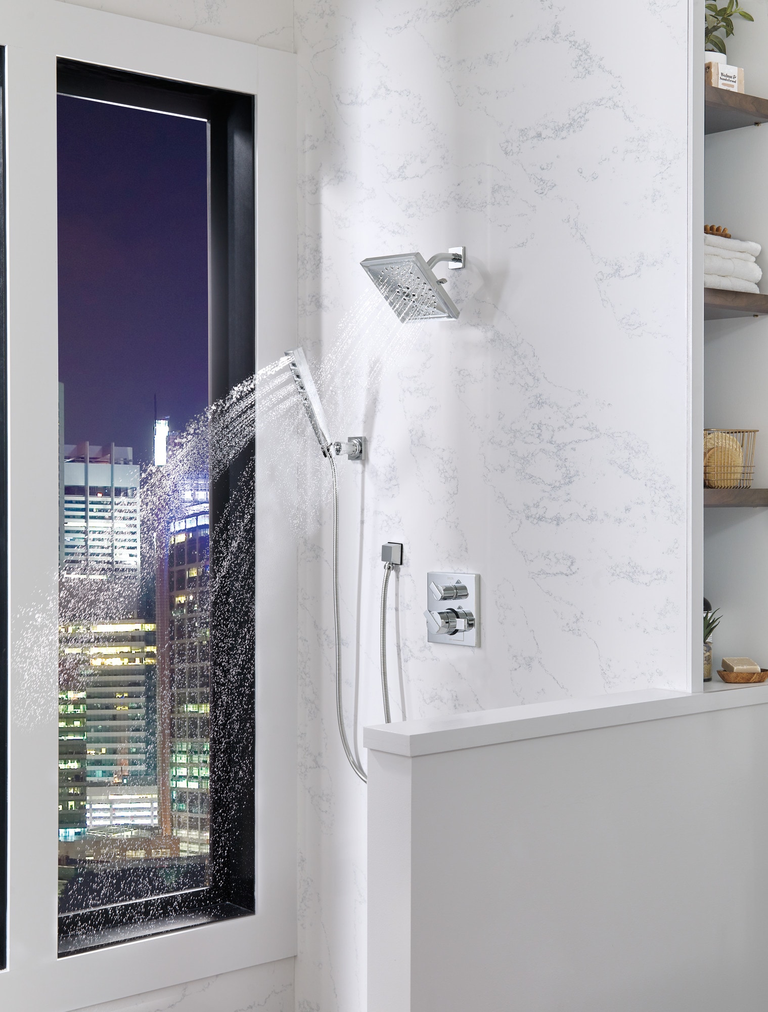 Delta T27967-BL Bath-Shower-Facc - View #8