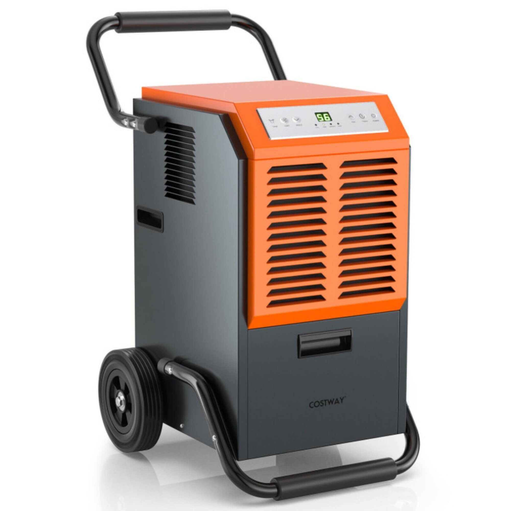 LUCKY ONE 163 Pints Commercial Dehumidifier with Drain Hose and 24H Timer #LO-ES10111USGR