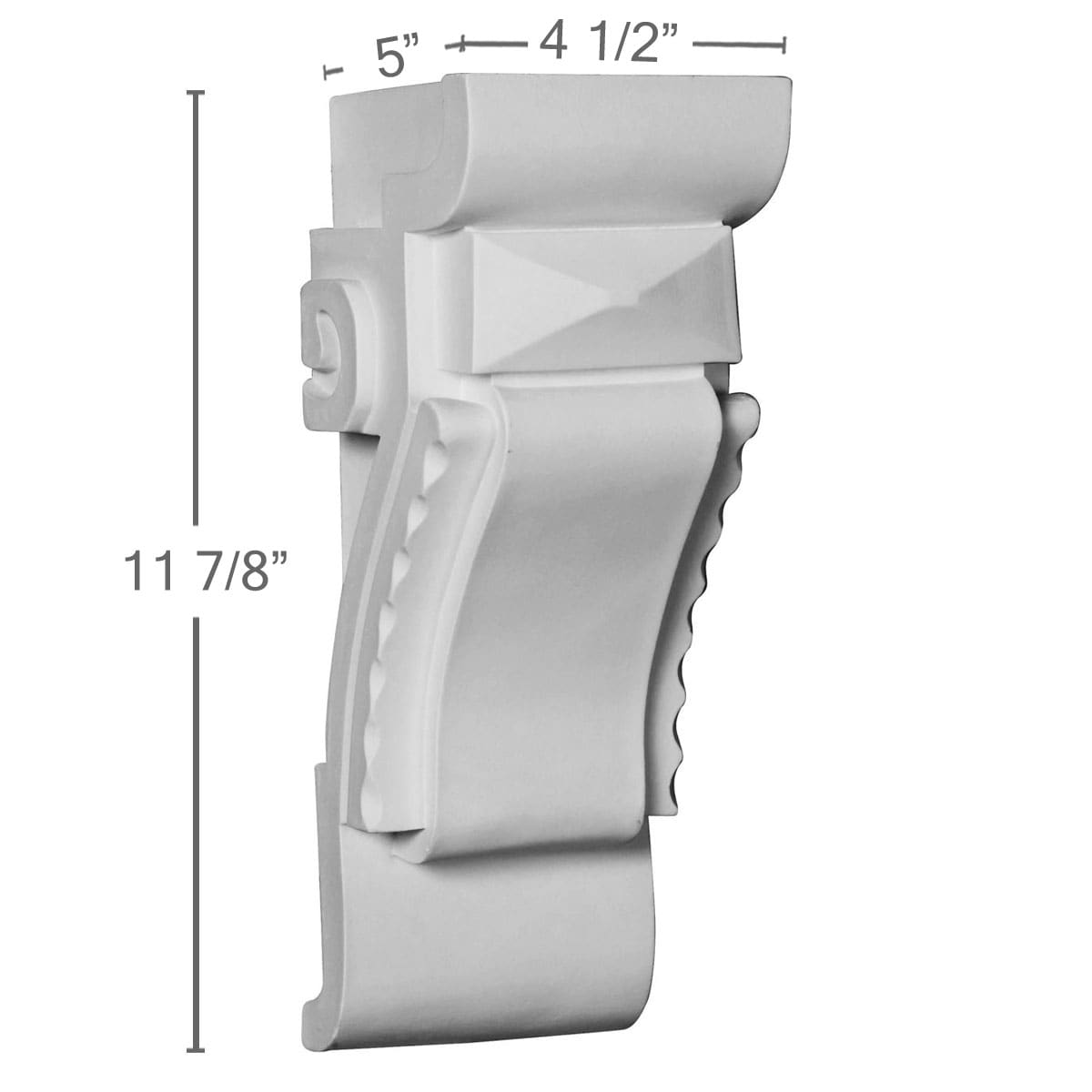 Ekena Millwork COR05X05X12JE corbels - View #2