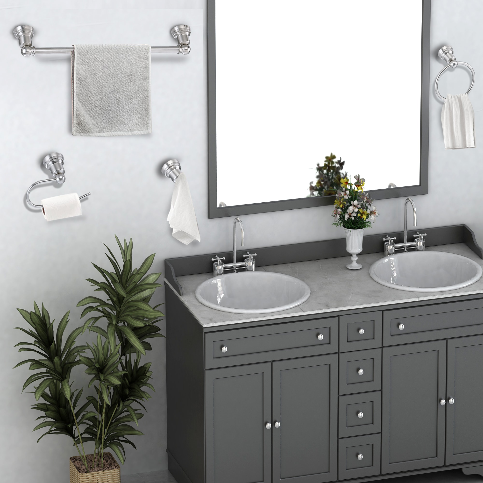 FAYMART LIGHTING FLB71113-BN Decorative-Bath-Hardware-Kits - View #7