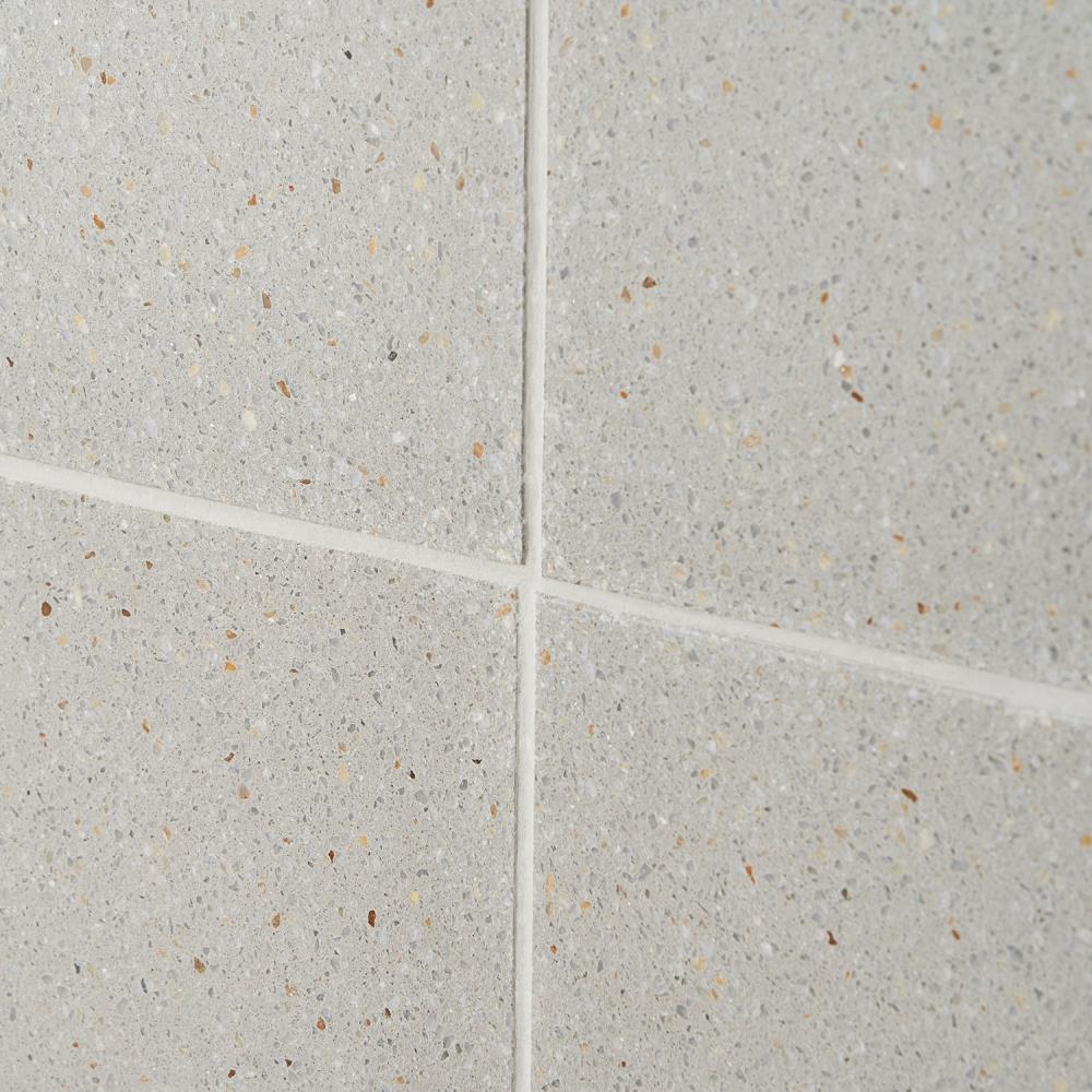 Durham Taupe Polished Terrazzo Cement Floor and Wall Tile