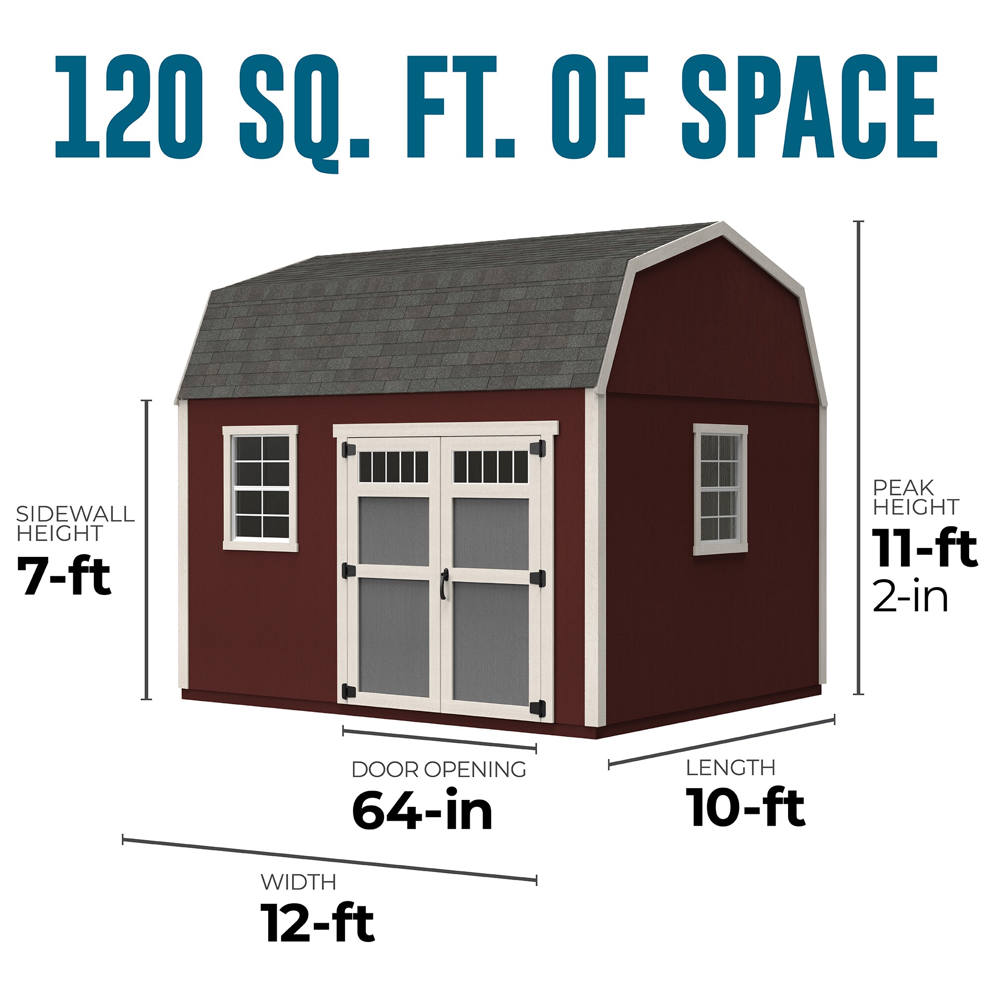 Heartland 63442-0 Wood-Storage-Buildings - View #4