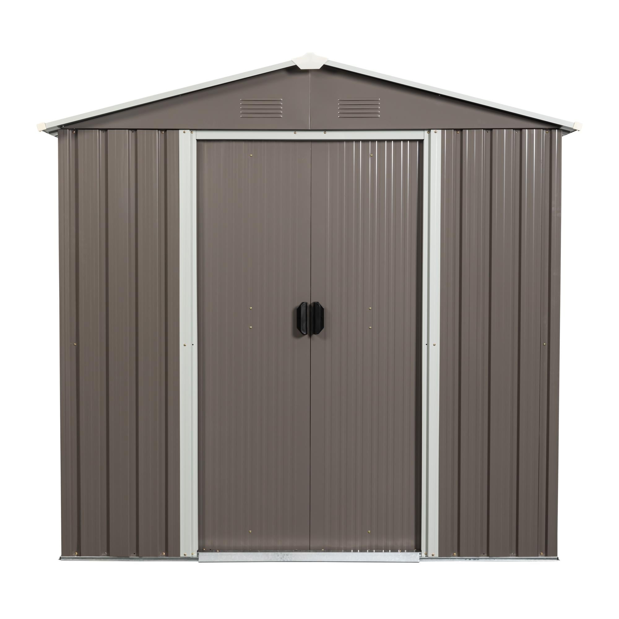 Bayfeve BF-57418-SD 6-ft x 4-ft Galvanized steel Storage Shed
